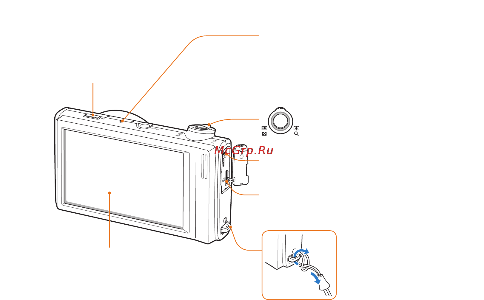 Samsung ST5000 Orange [15/113] Устройство камеры