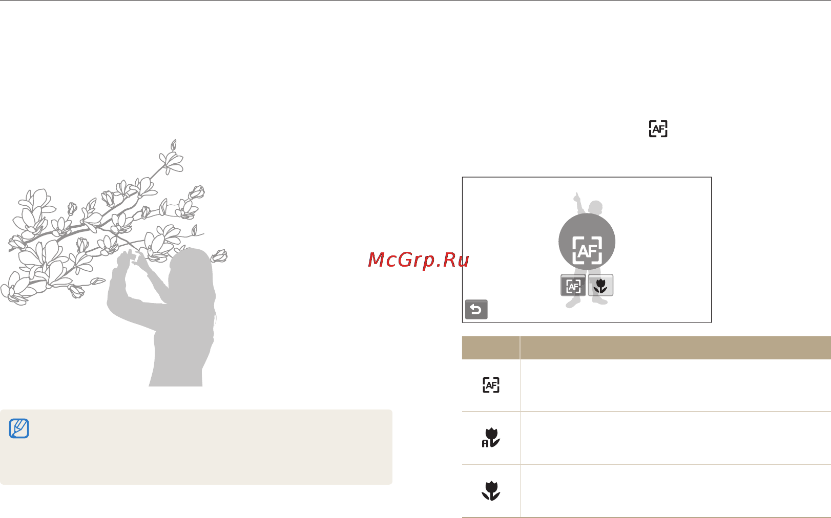 Samsung ST5000 Orange [46/113] Макросъемка