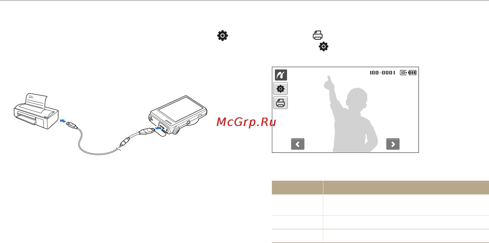 Samsung ST5000 Orange [89/113] Печать снимков при помощи фотопринтера pictbridge
