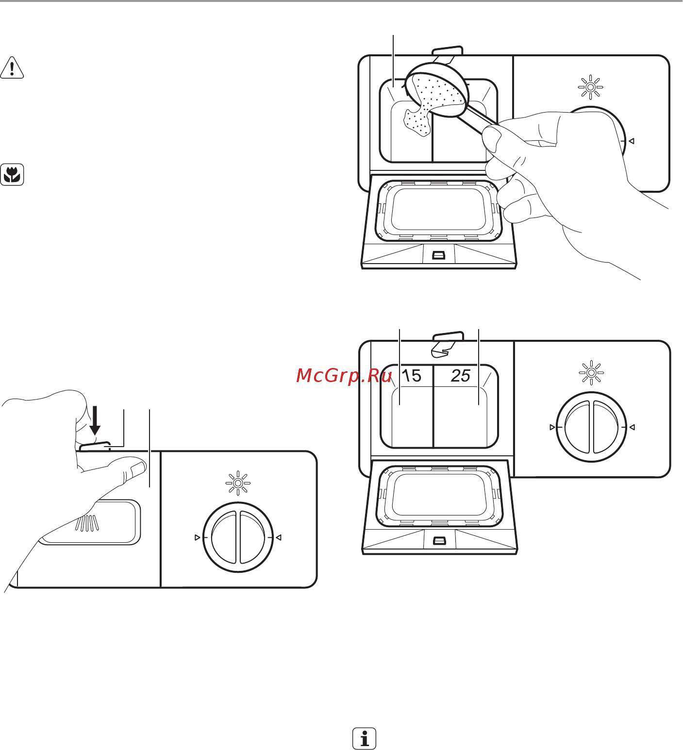 Electrolux ESF 2200 DW [48/60] Использование моющего средства и ополаскивателя