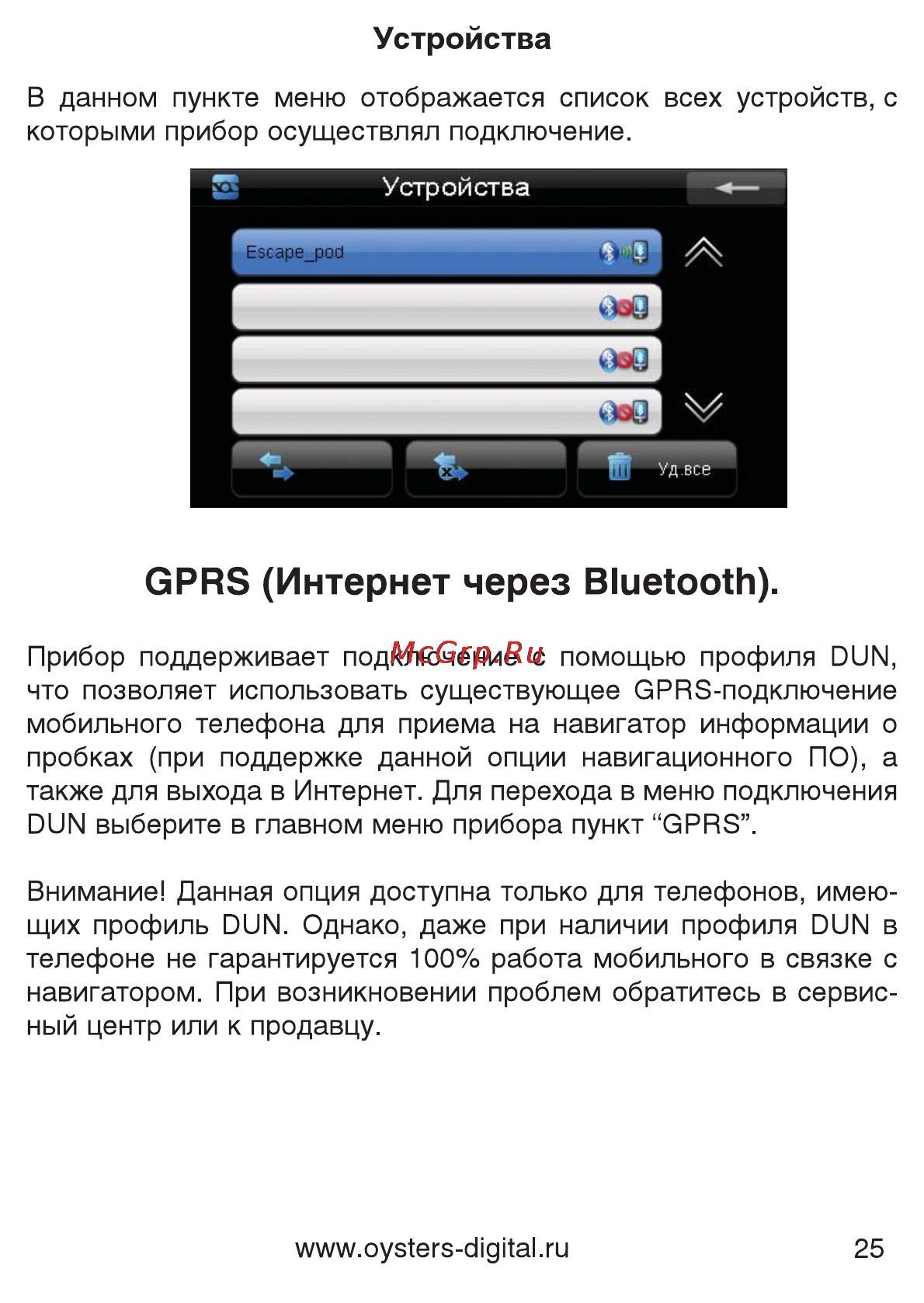 Oysters Chrom 1500 [25/40] Gprs интернет через bluetooth