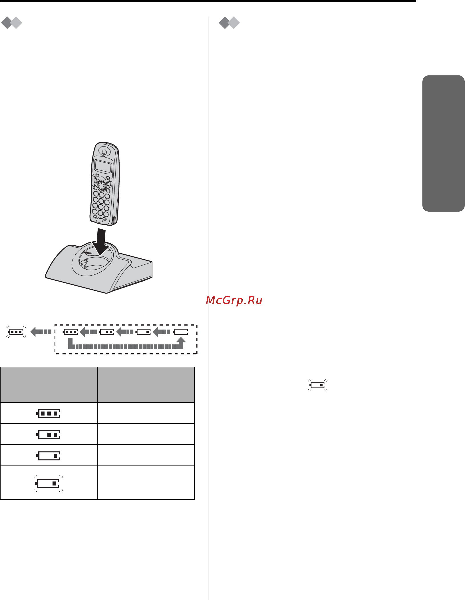 Panasonic KX-TCD400RU Инструкция по эксплуатации онлайн [5/33] 51271
