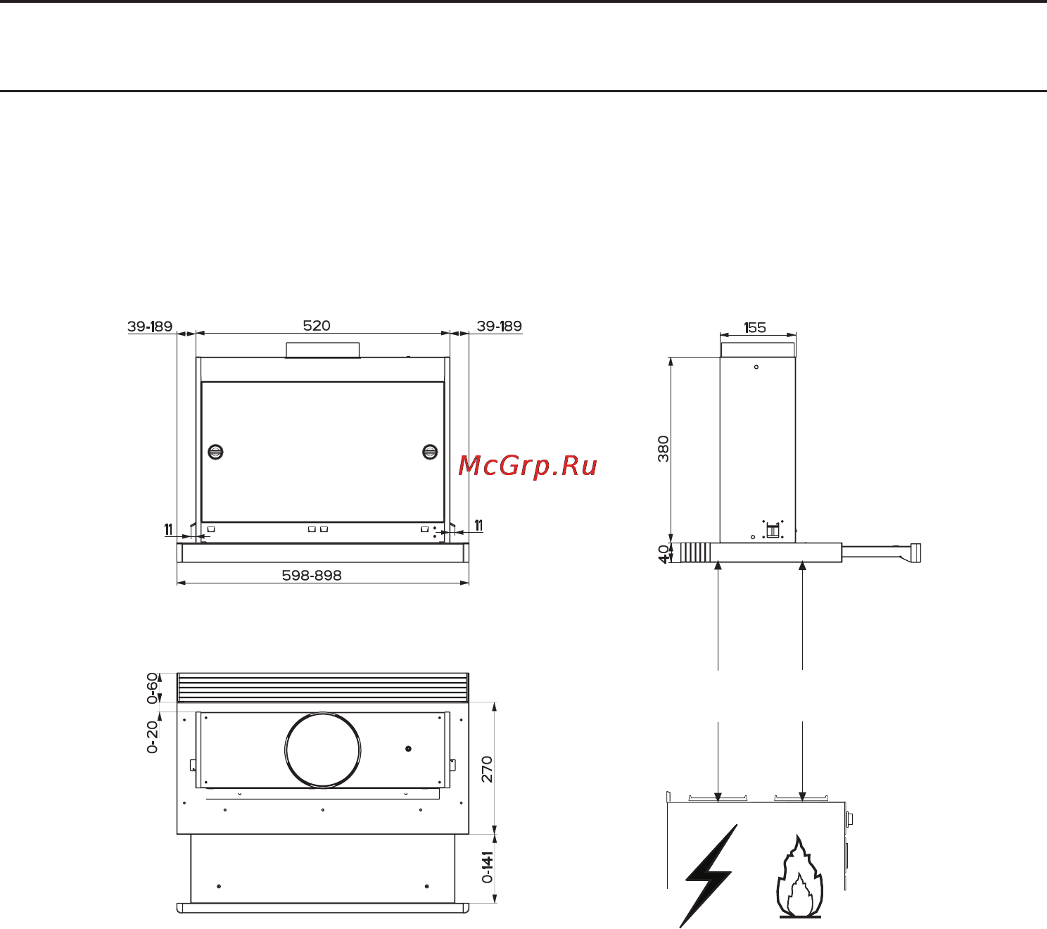 Zanussi ZHP6022_ZHP9022 [44/52] Mitat ja osat