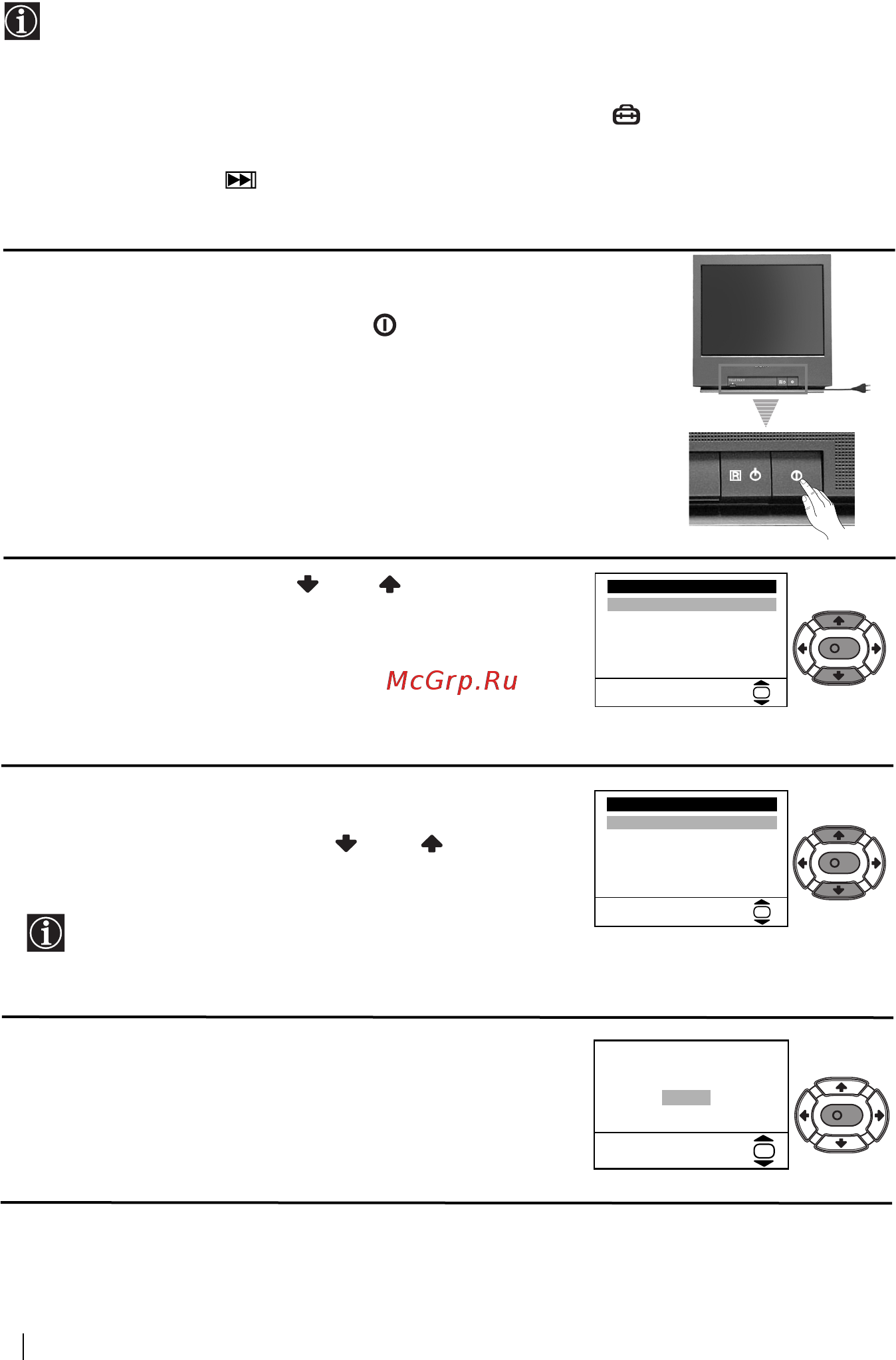 Sony KV-21FT2K [118/132] Tv açma ve otomatik kanal ayarw