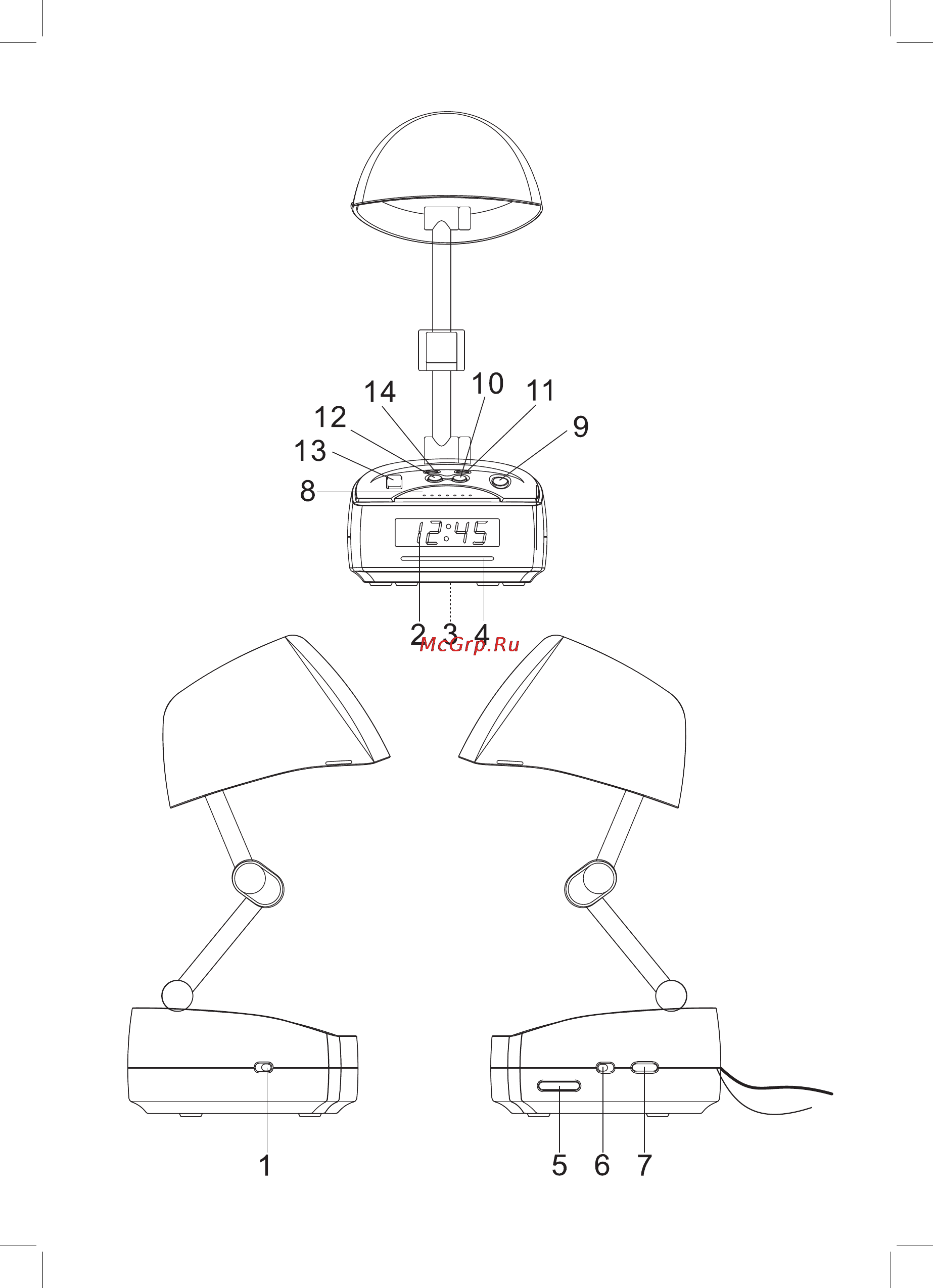 Vitek VT-3509 Инструкция по эксплуатации онлайн [2/5] 26517