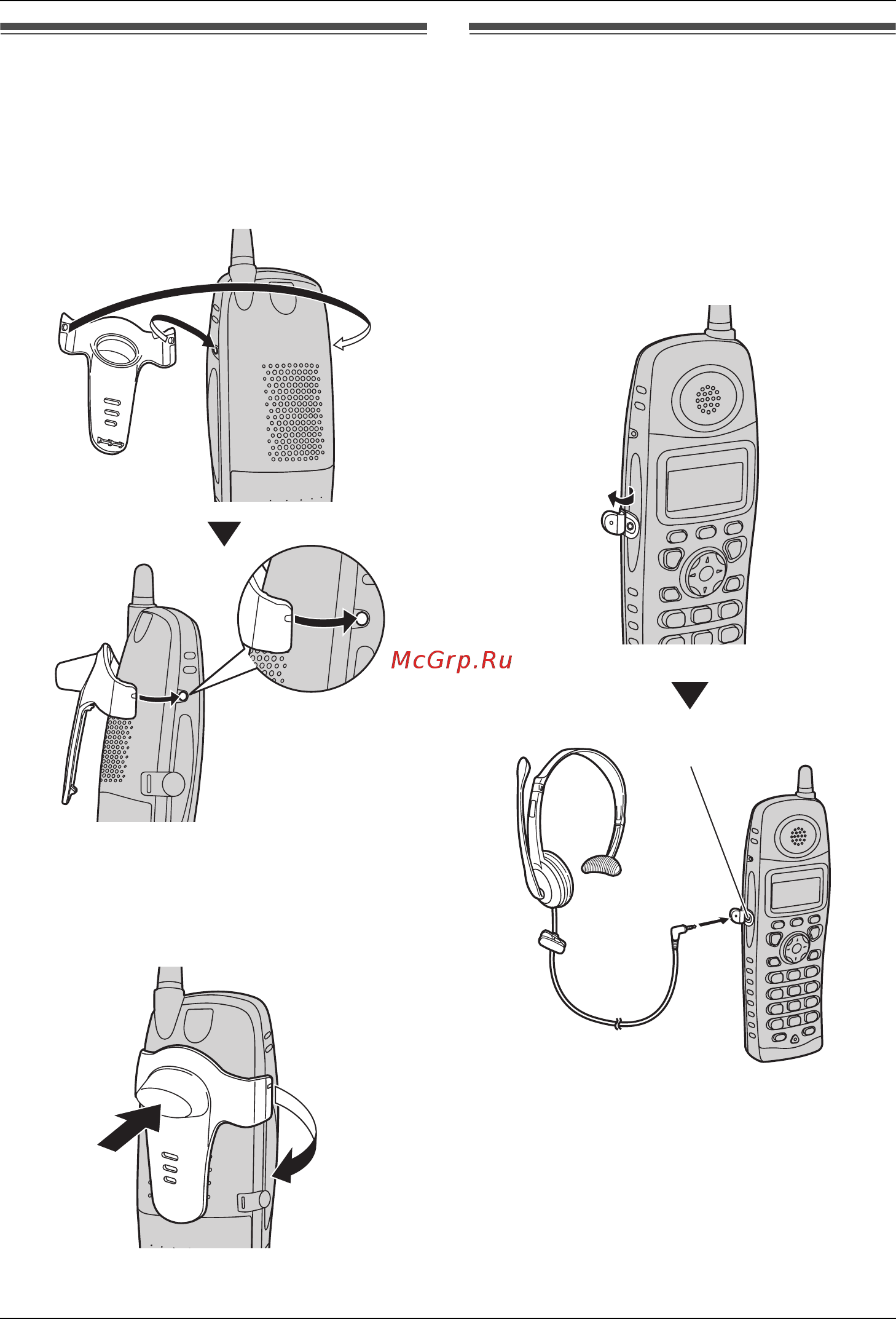 Panasonic KX-TCD296RU [55/68] Гарнитура дополнительная