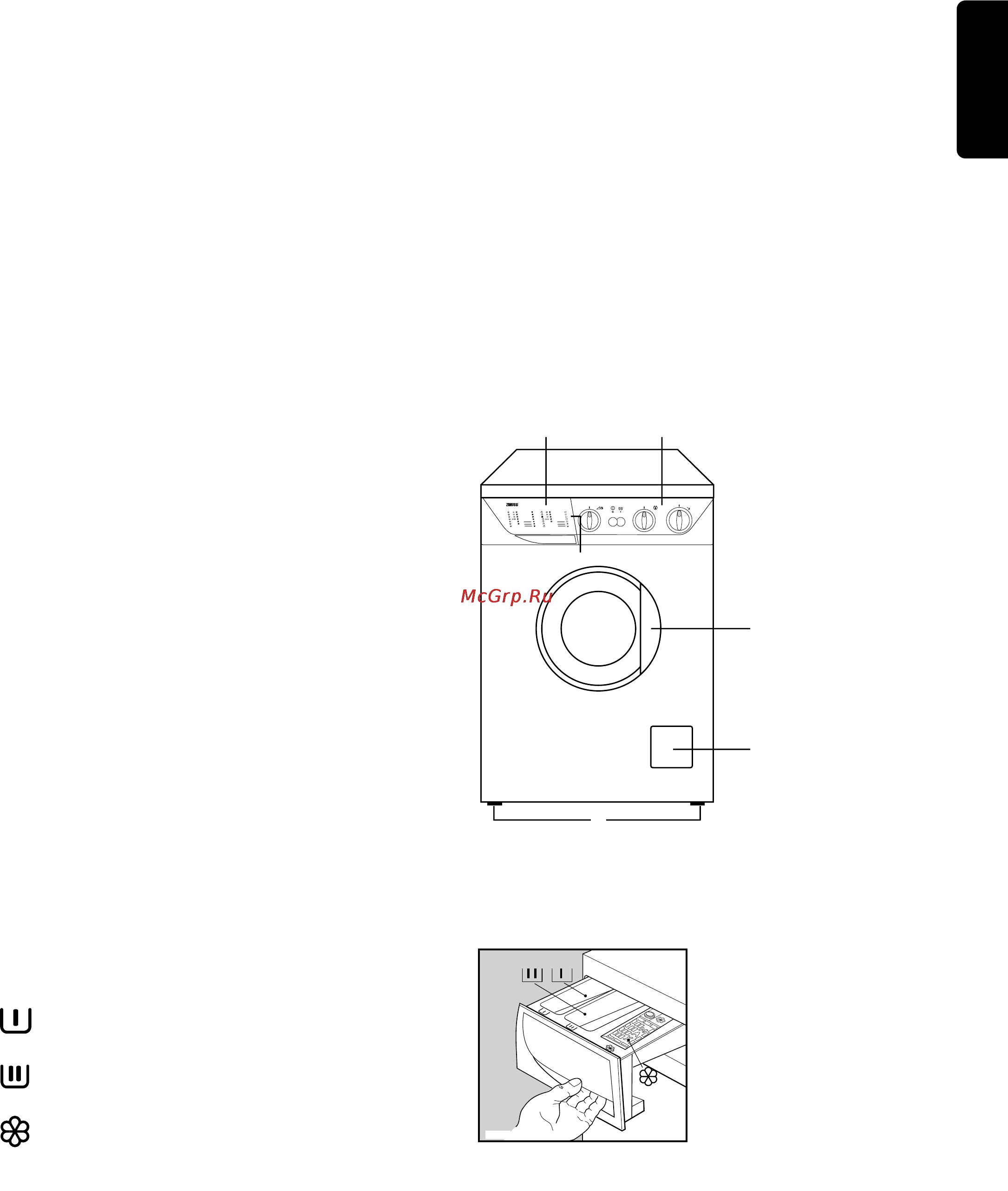Zanussi F 802 V [9/22] Описание машины