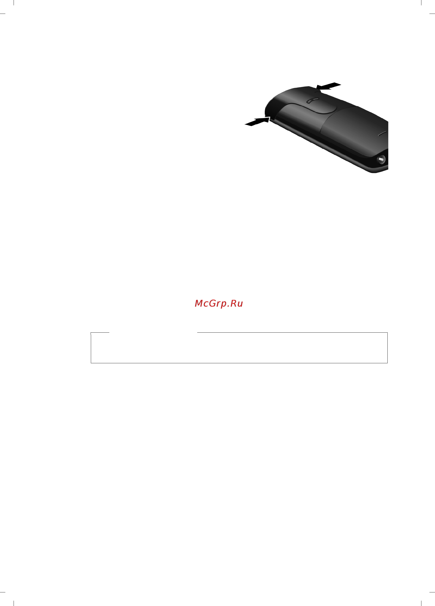 Gigaset C595 Black [14/95] Установка трубки в базу или зар дную стойку