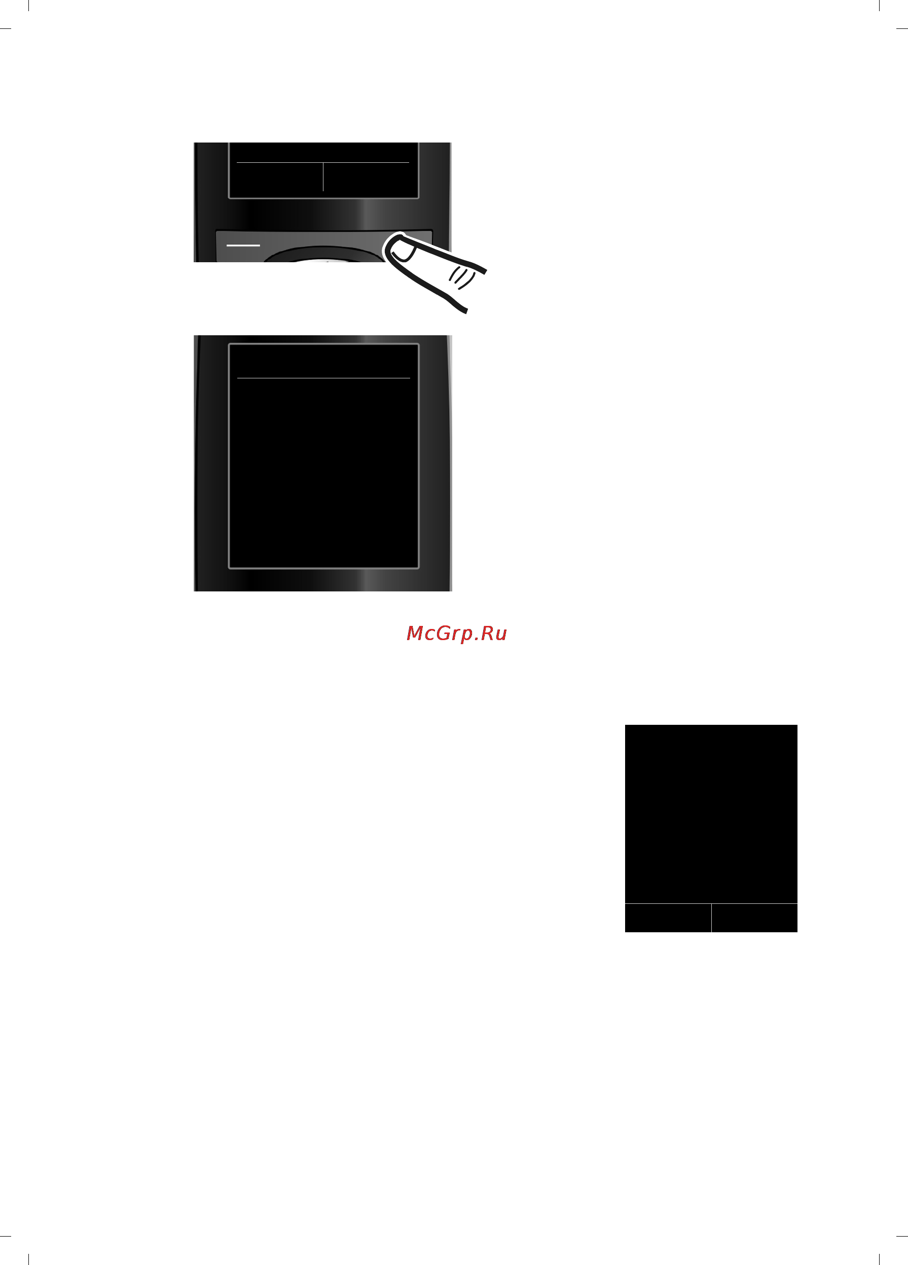 Gigaset C595 Black [17/95] Дисплей в состо нии готовности