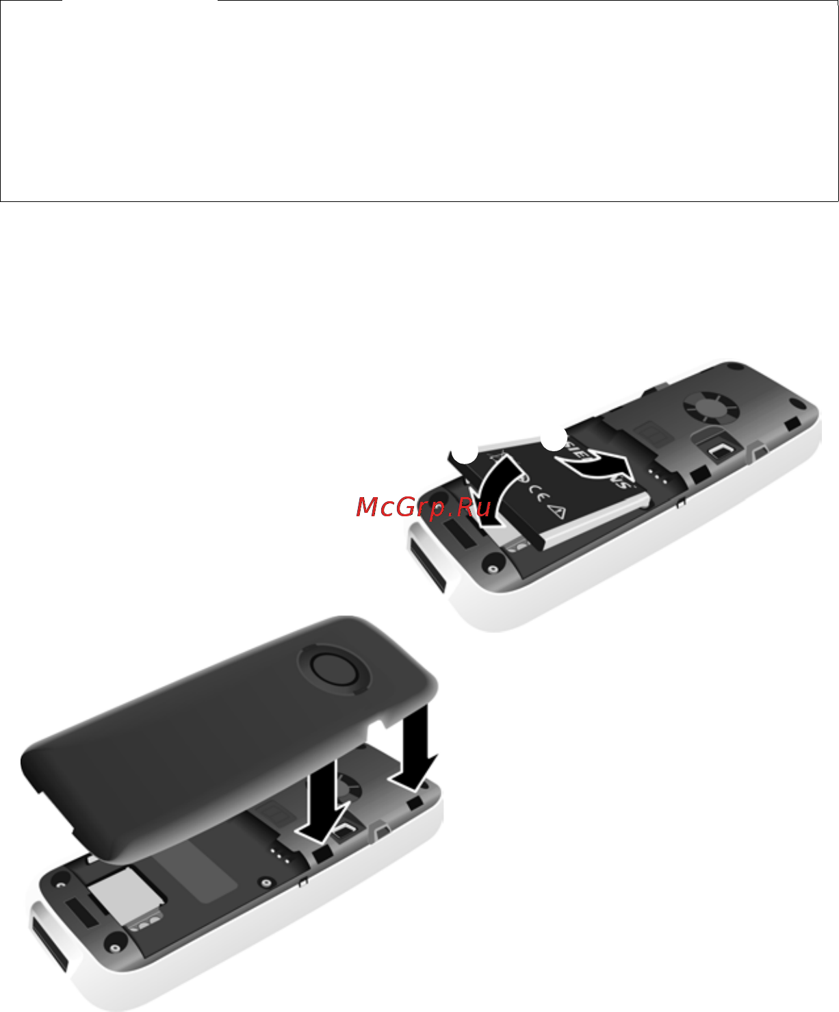 Gigaset SL785 RUS ML/BL [12/105] Подготовка переносного телефона к работе