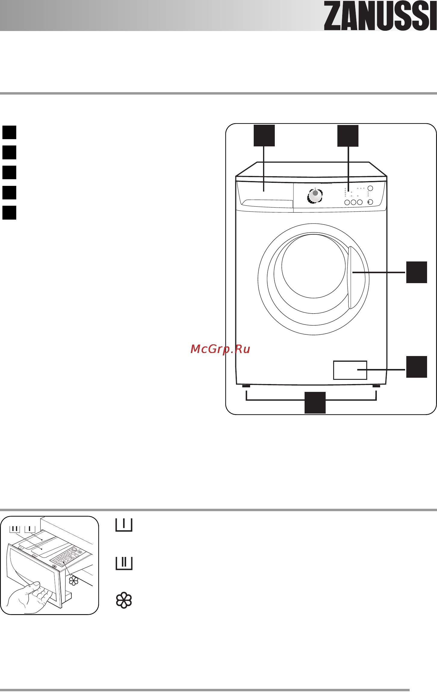 Zanussi ZWD 685 [5/40] Дозатор моющих средств