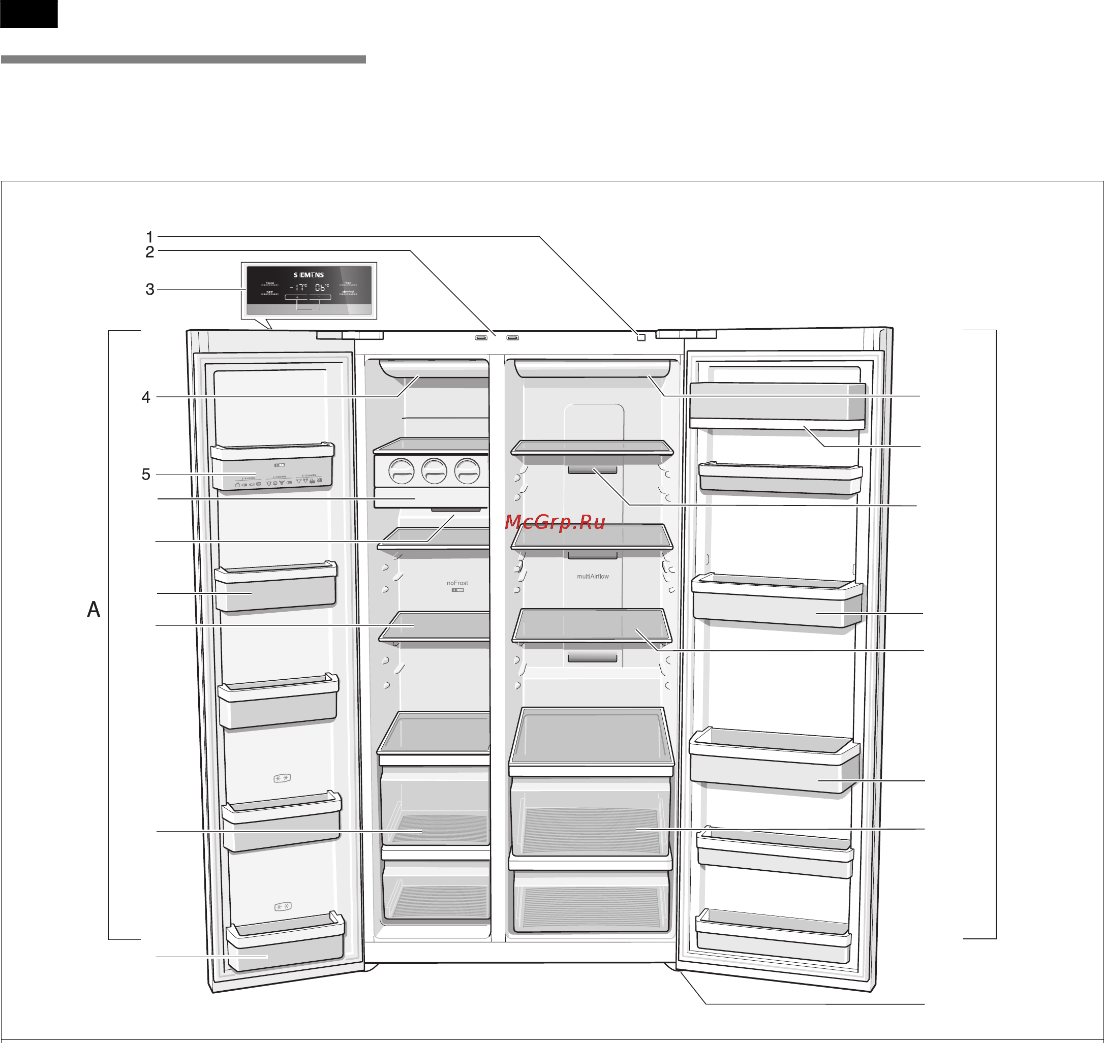 Siemens KA62NV40 [34/71] Présentation de l appareil