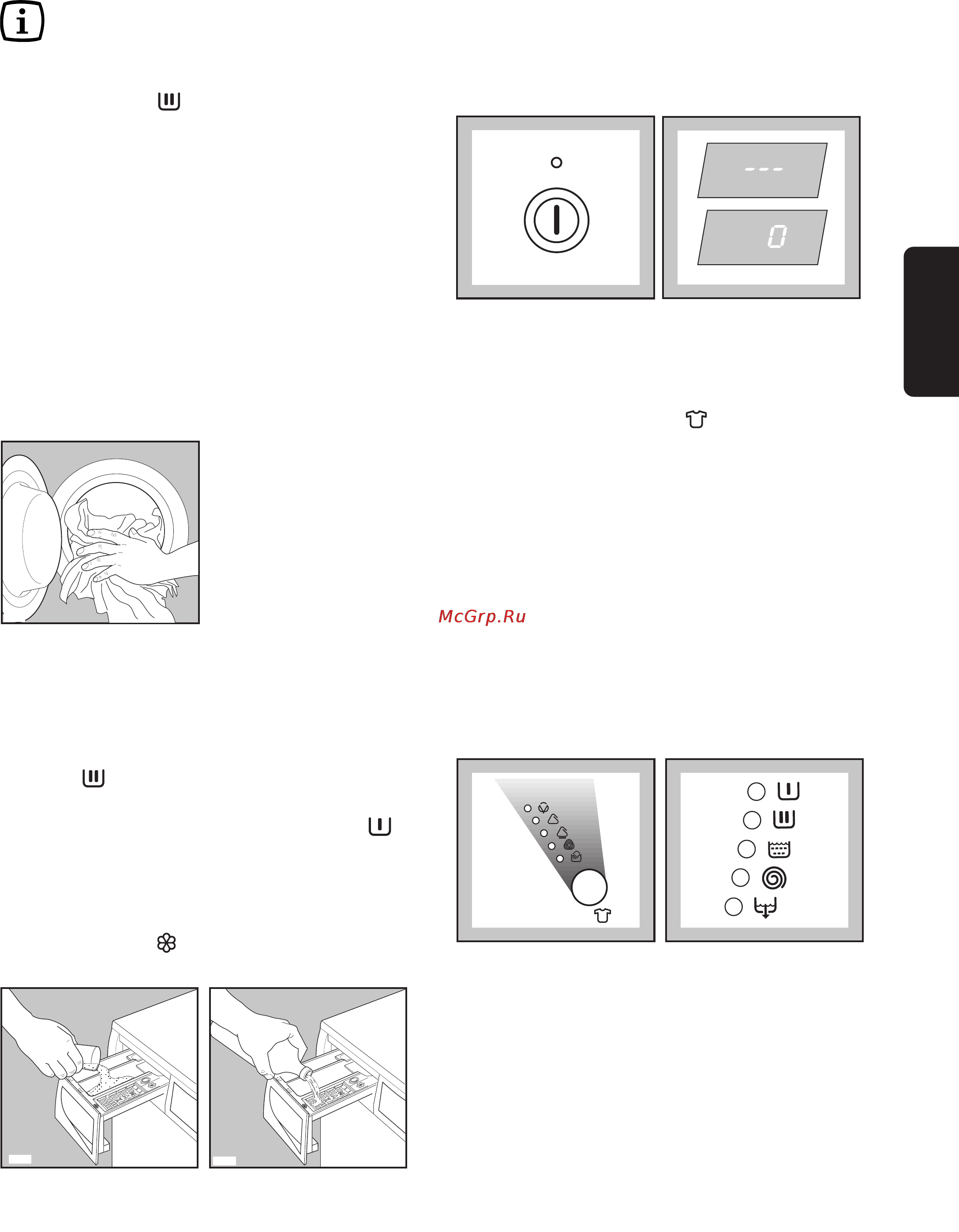 Zanussi ZWF 1238 [15/112] Cd pracovni postup