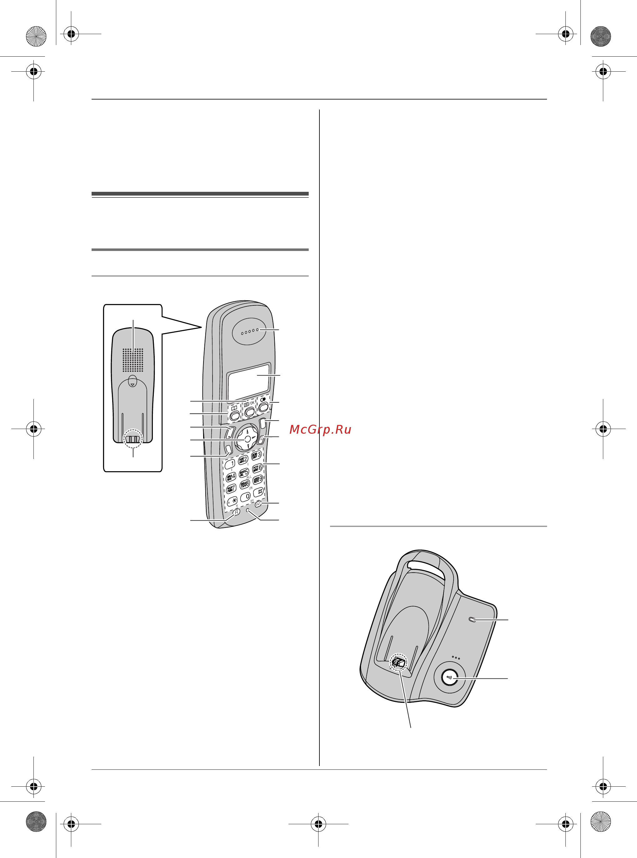 Panasonic KX-TCD215RU [8/64] Органы управления и дисплей