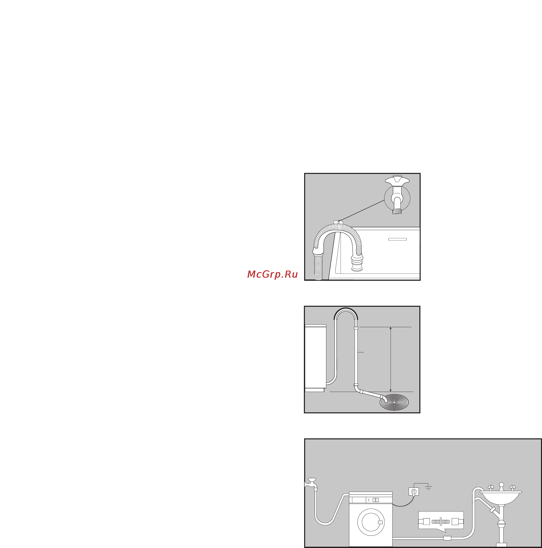 Zanussi FLS 474CN [8/21] Podklæ enie k kanalizacii