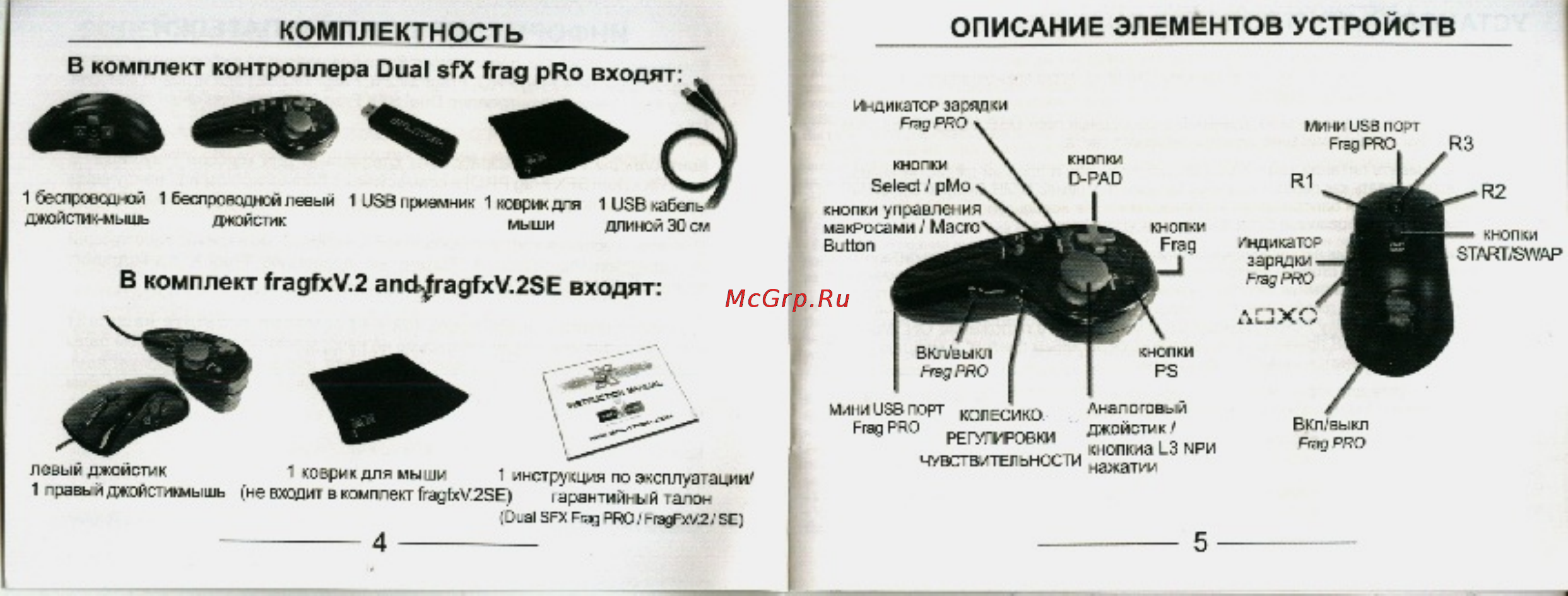 Splitfish Dual SFX Frag Pro/Shark [2/11] Комплектность__________ _____