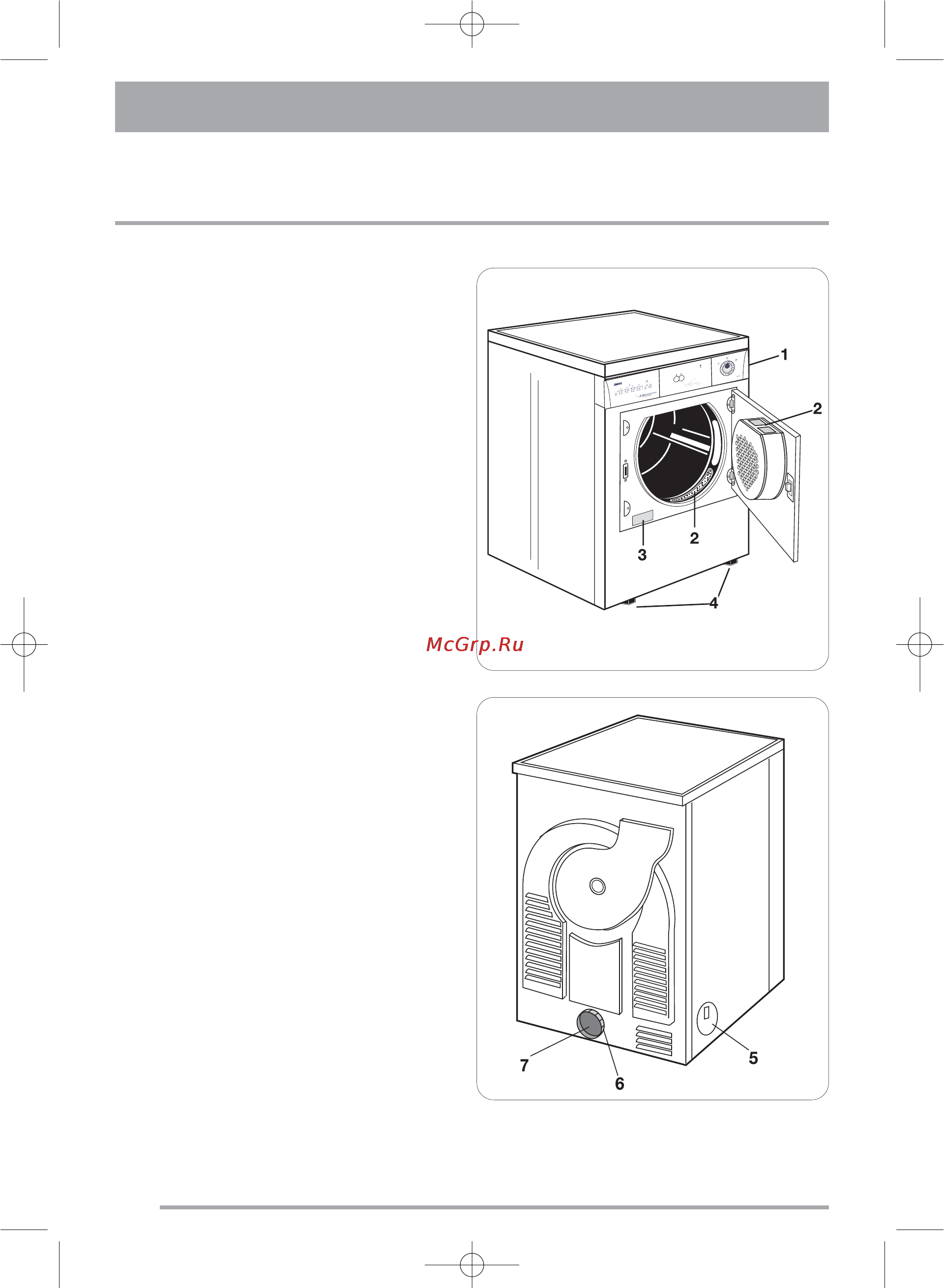 Zanussi ZTA 235 [6/48] Описание машины