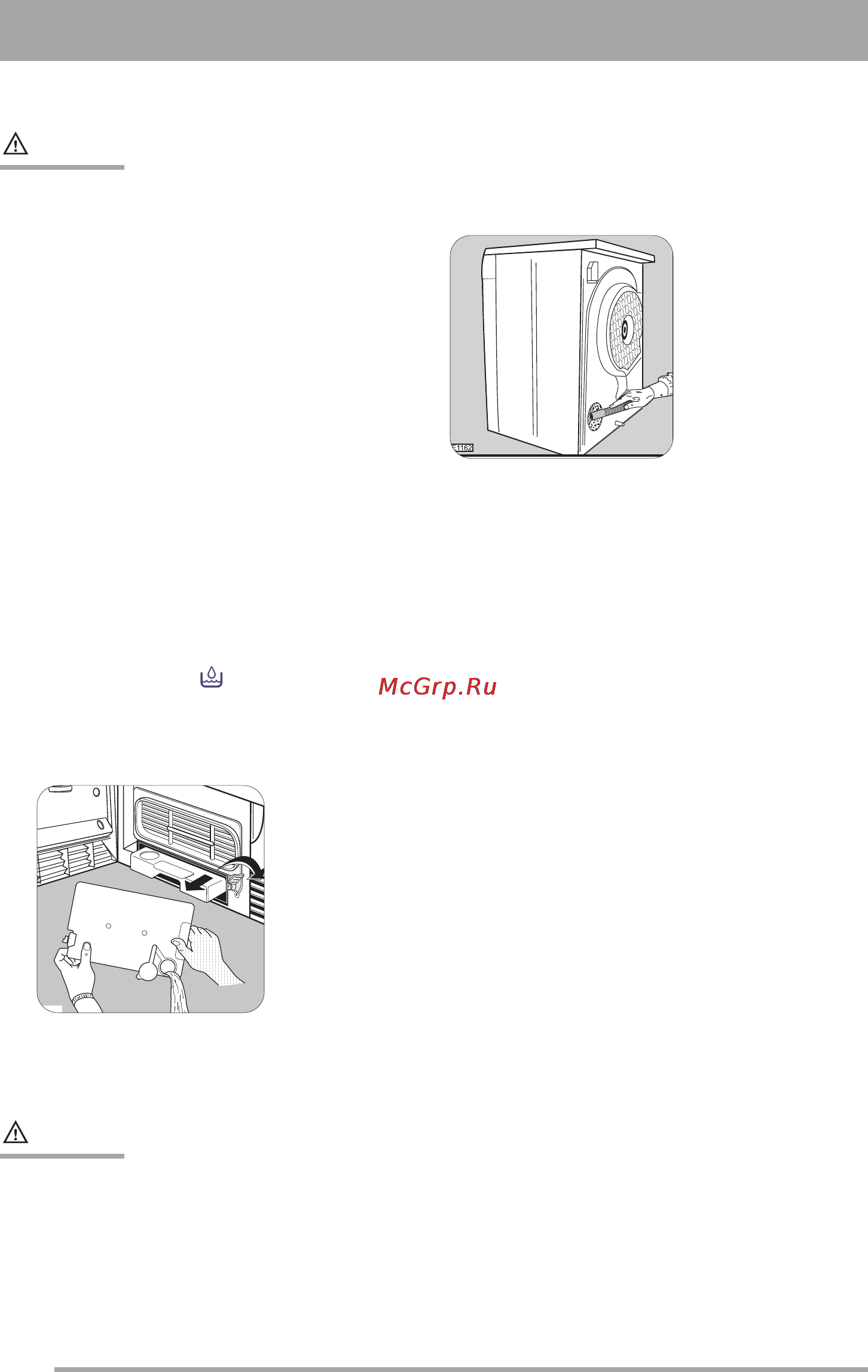 Zanussi ZTE 135 [16/54] Czyszczenie tylnej kratki wlo towej