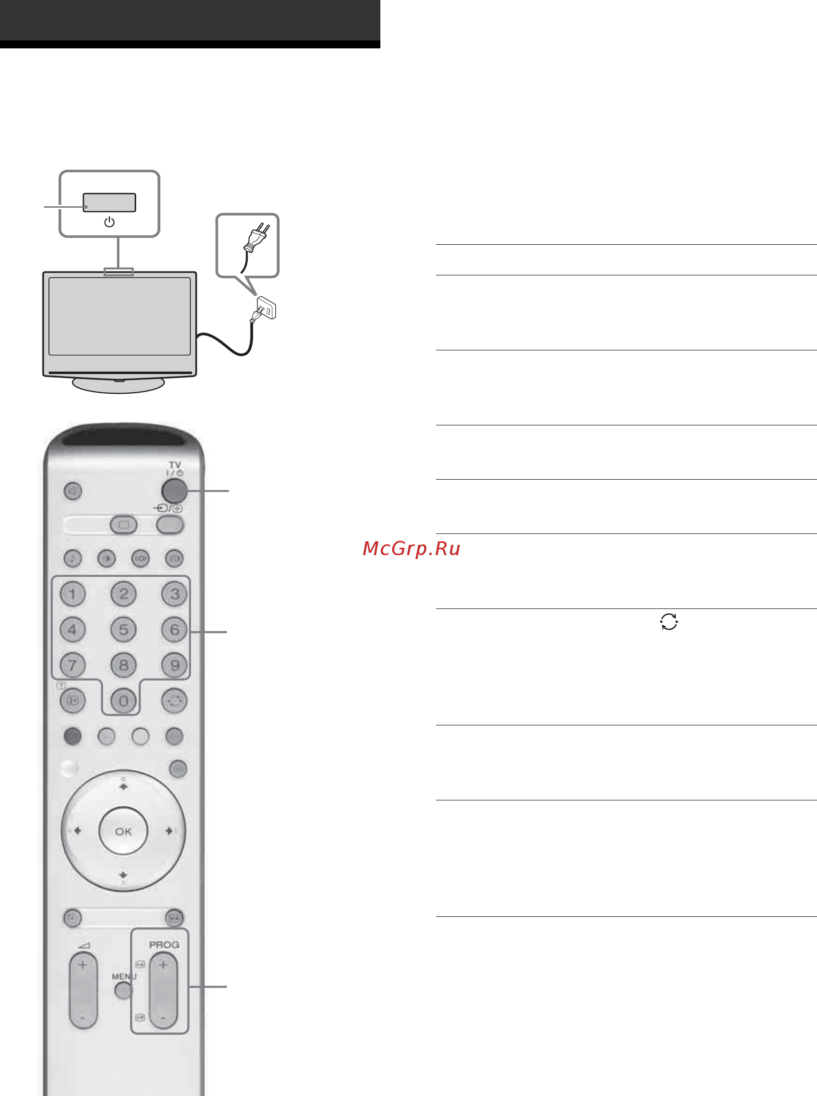 Sony KLV-S40 A10/E [168/193] Odbiór audycji telewizyjnych