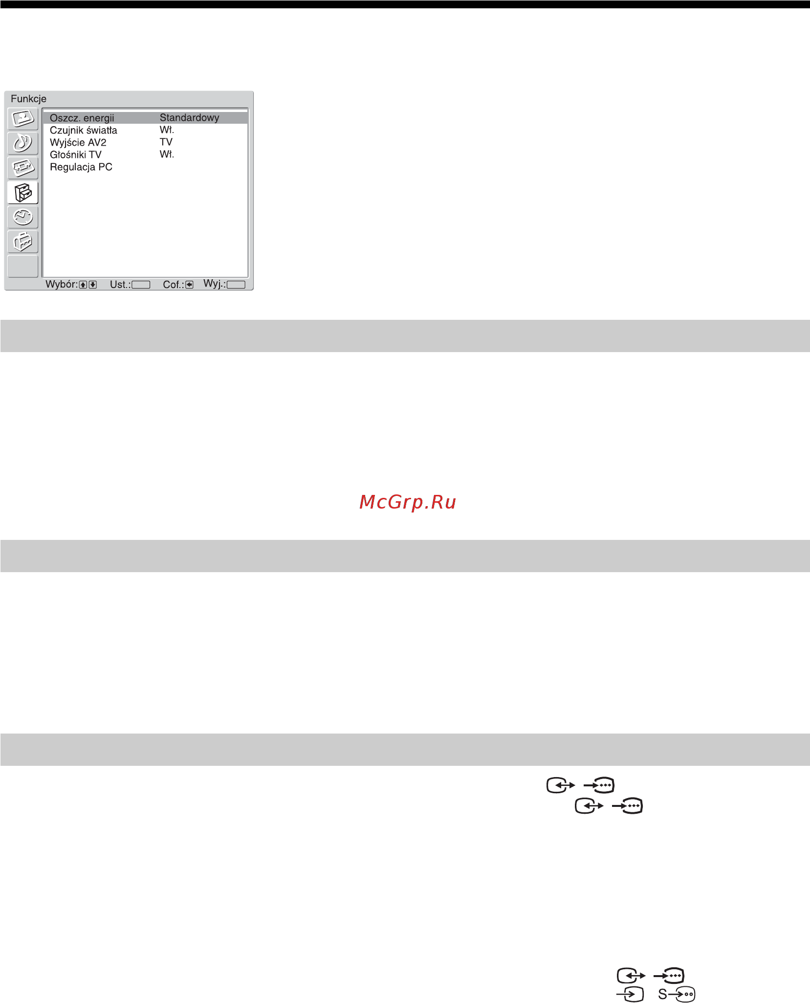 Sony KLV-S19A10E [178/193] Menu funkcje