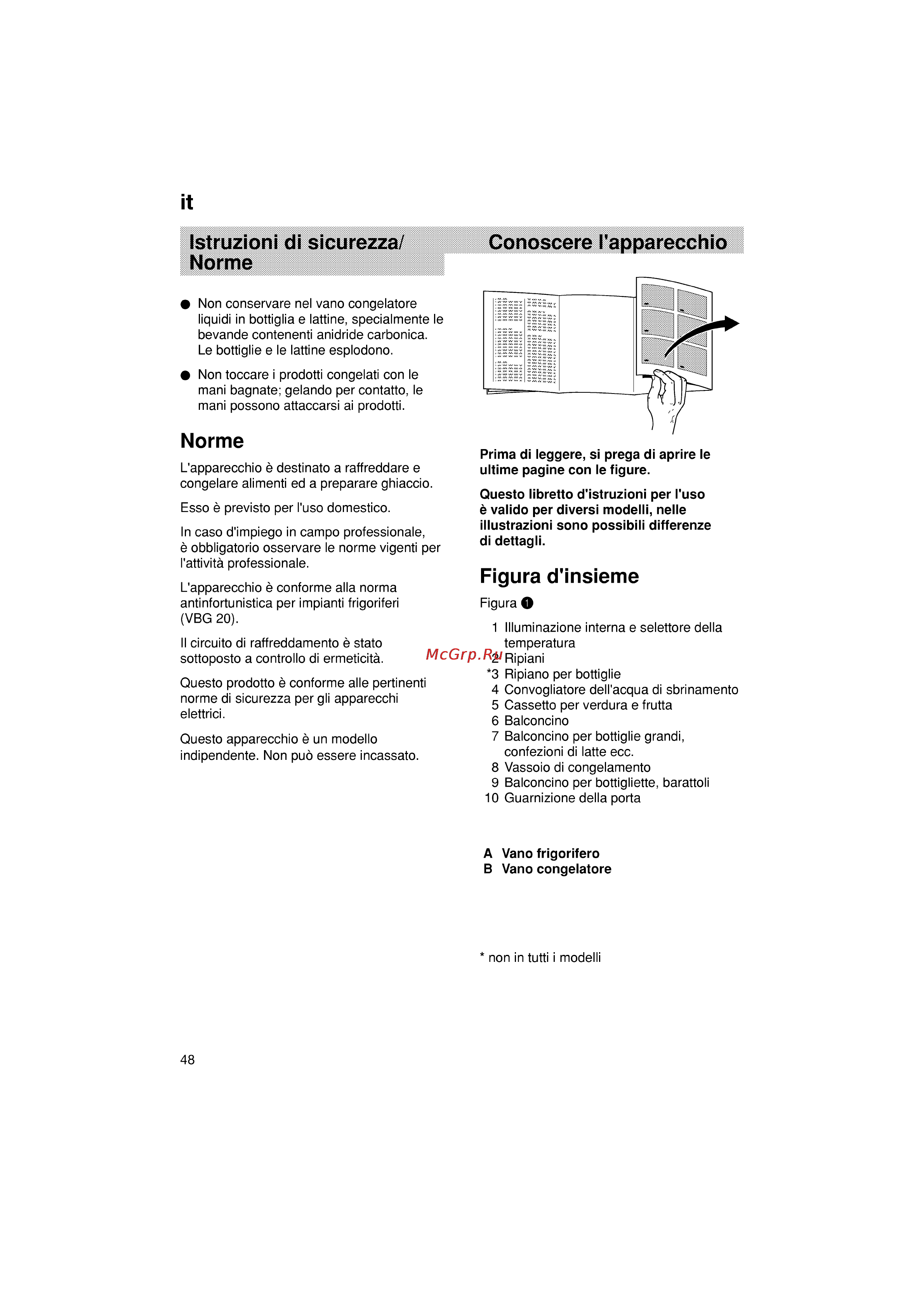 Siemens KG36VY40 [48/96] Conoscere l apparecchio
