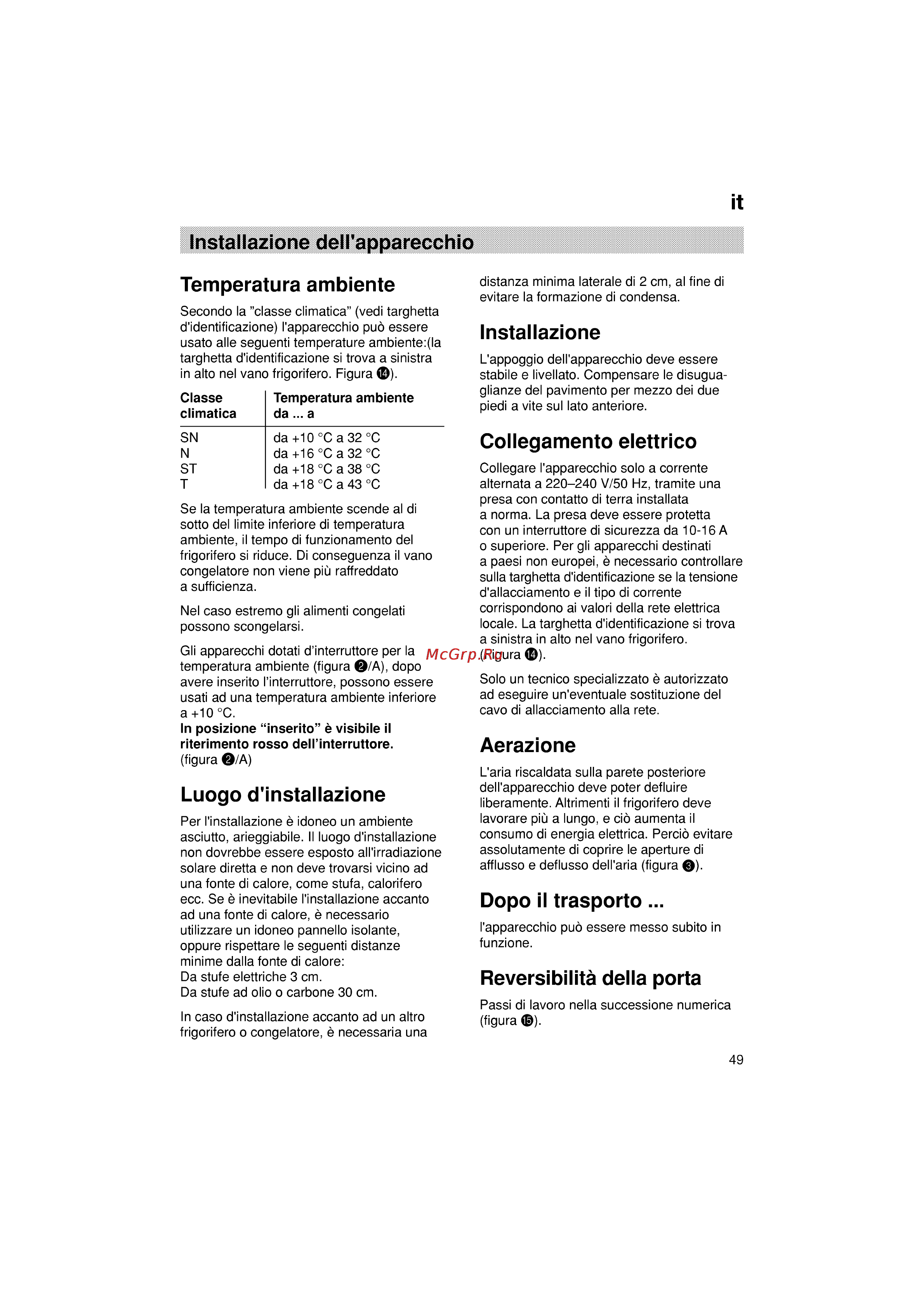 Siemens KG36VY40 [49/96] Aerazione