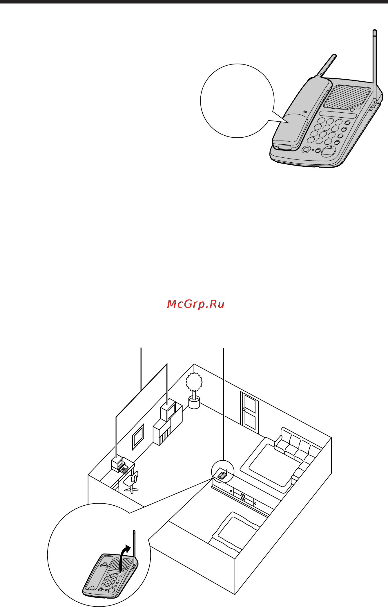 Panasonic KX-TC976RU [3/22] Размещение базового блока
