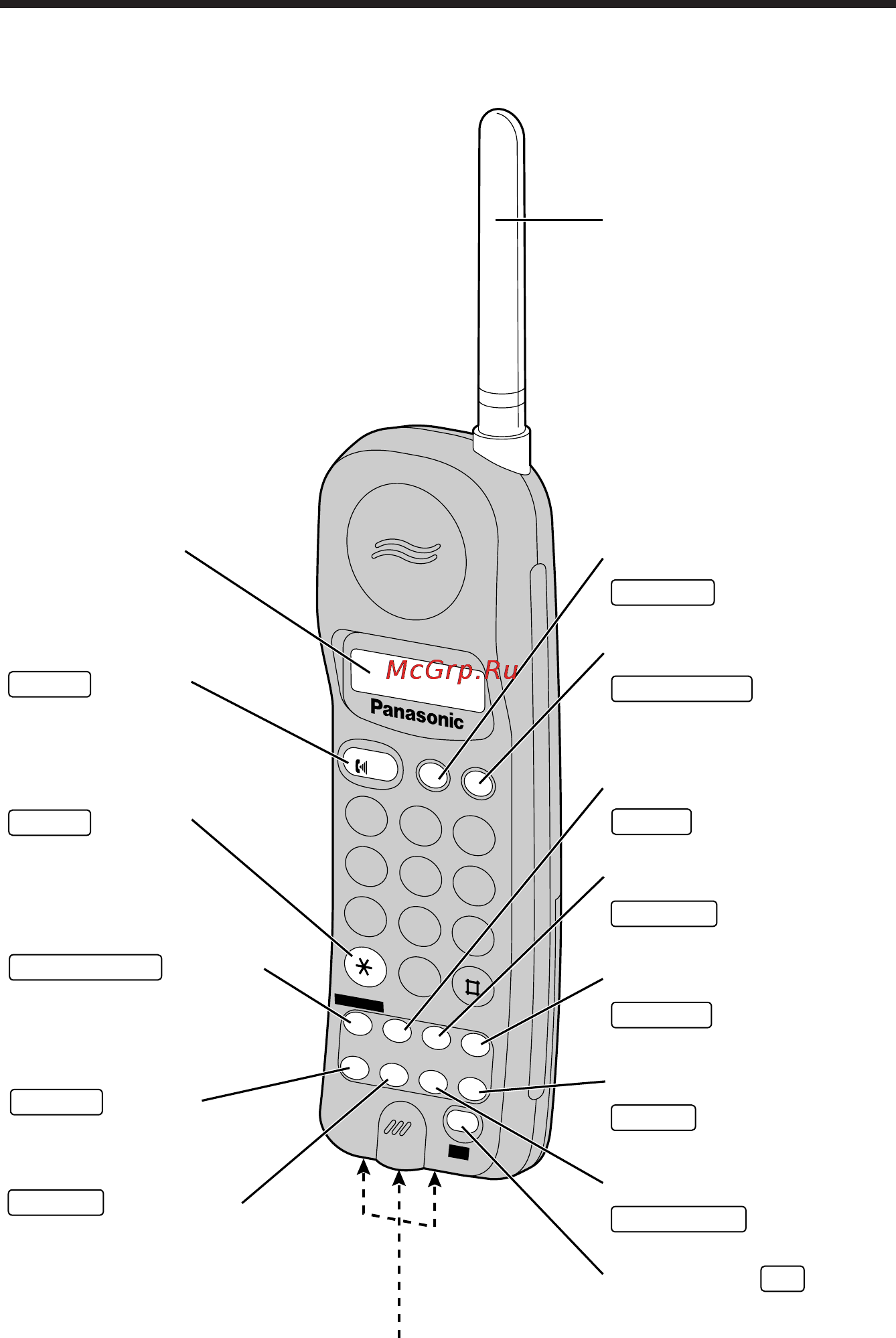 Panasonic KX-TC976RU [6/22] Переносная трубка