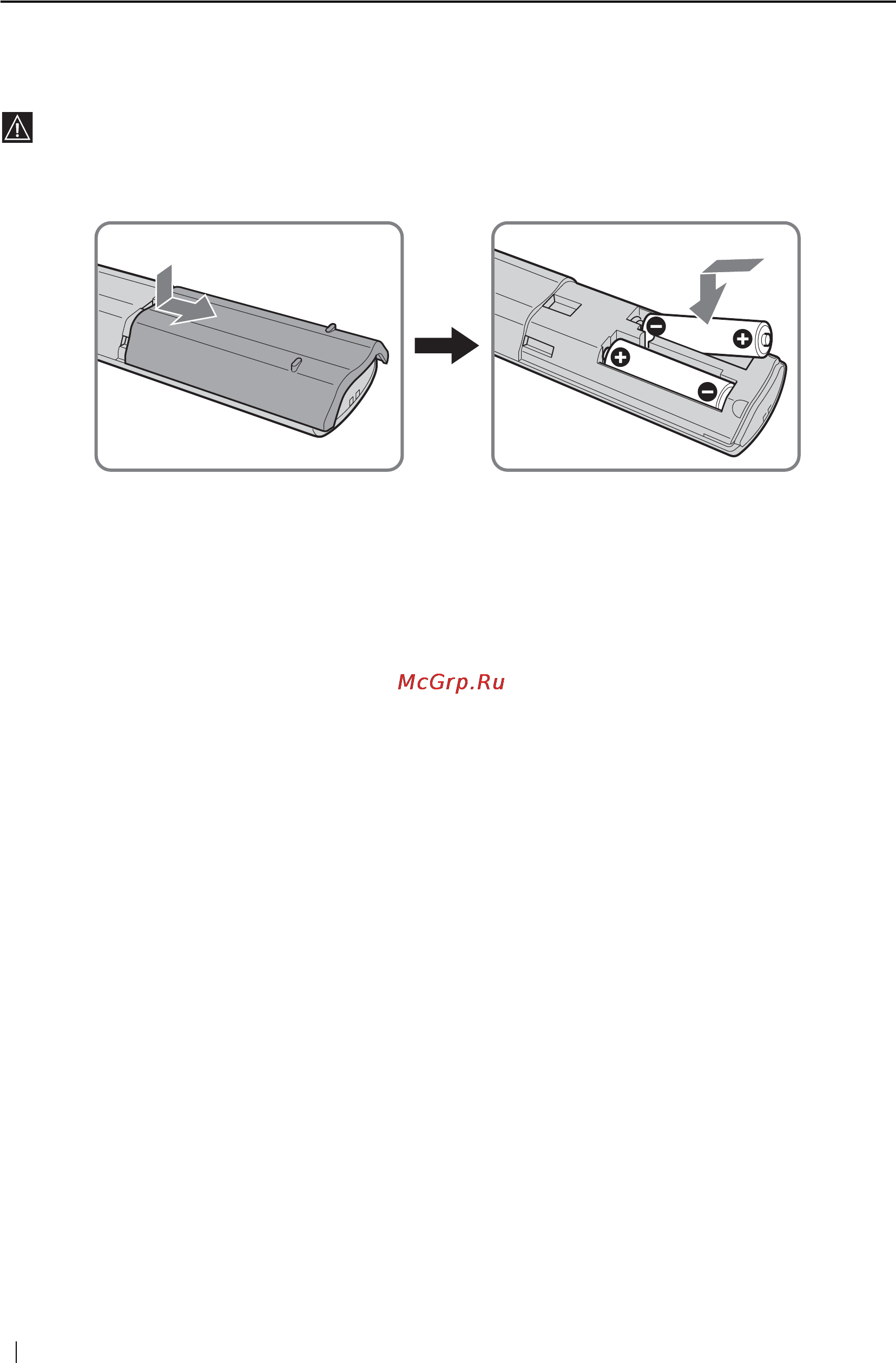 Sony VEGA KLV-L23M1 [16/196] Sätta batterier i fjärrkontrollen