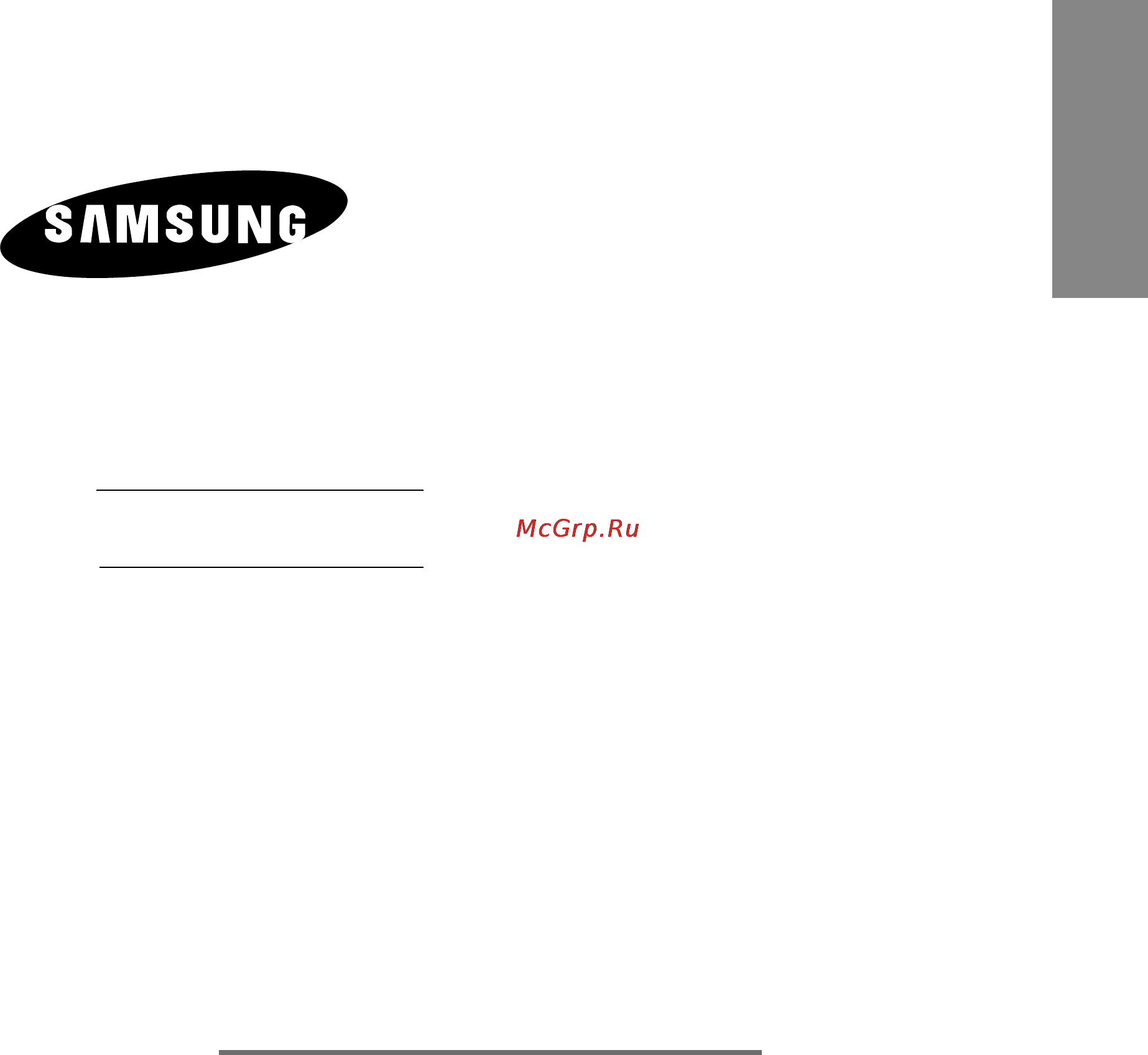 Samsung RS-20NC Инструкция по эксплуатации онлайн