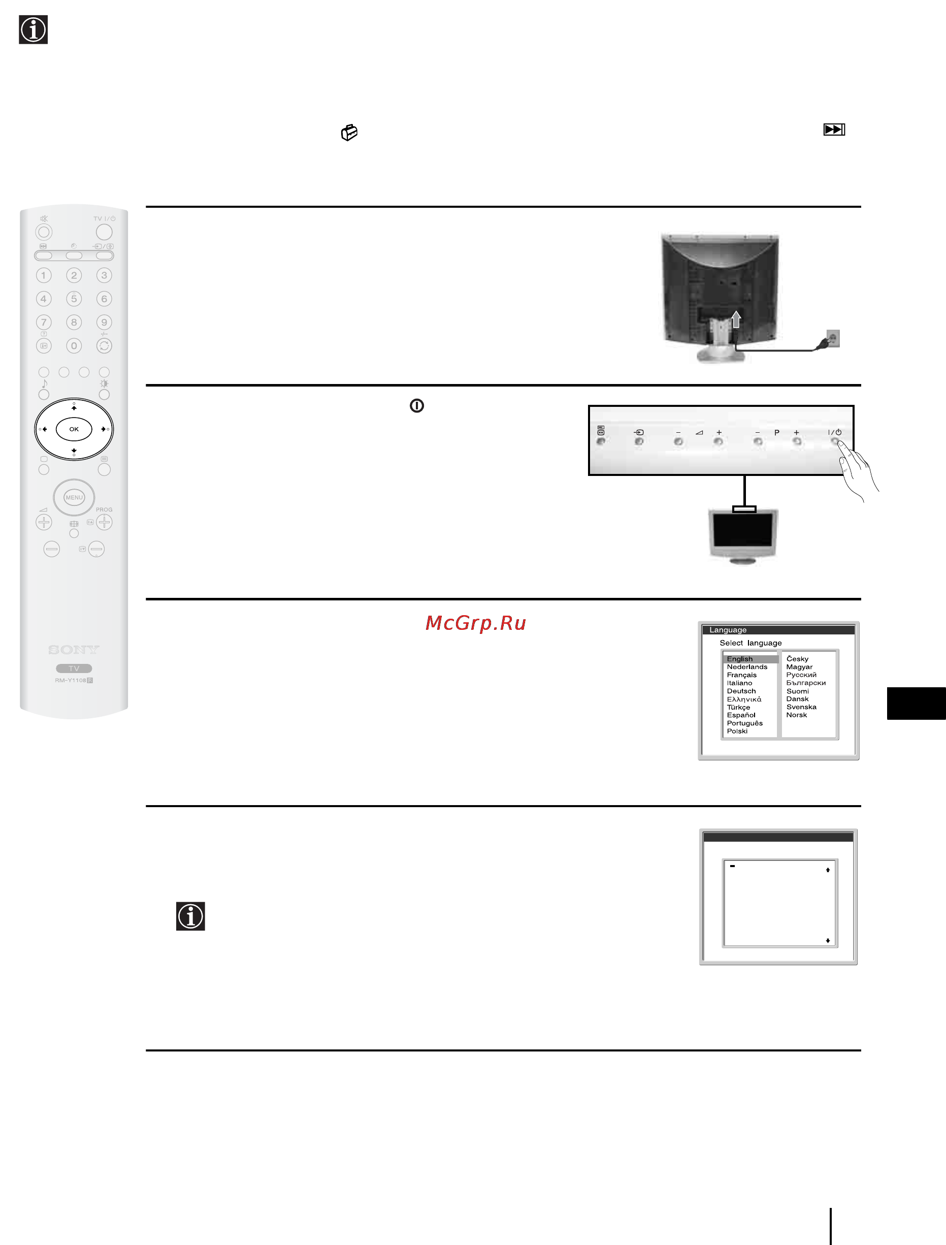 Sony KLV-23HR3 [113/134] Primeira colocação em funcionamento