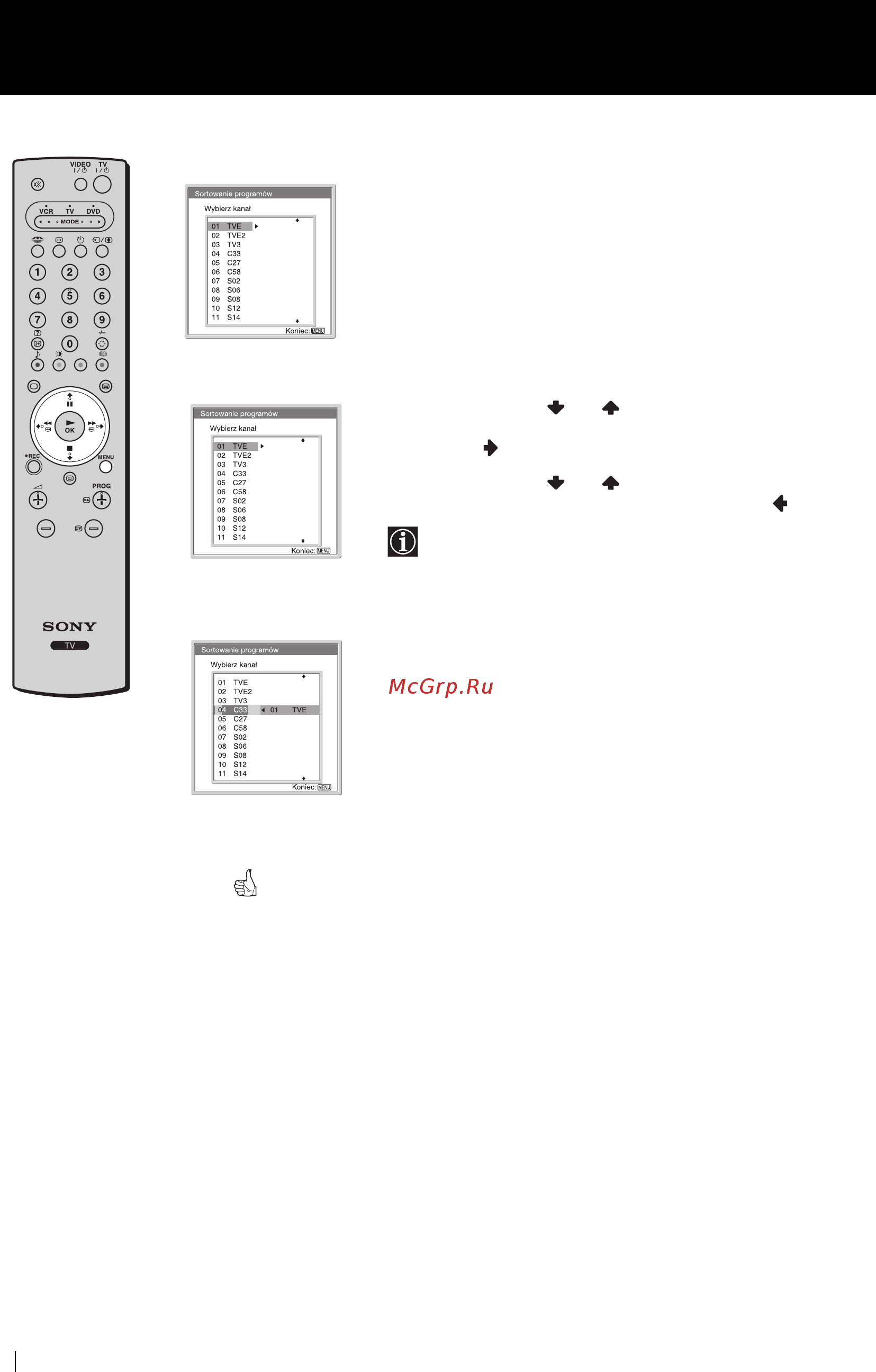 Sony KLV-26 HG2/S [86/148] Telewizor jest gotowy do pracy