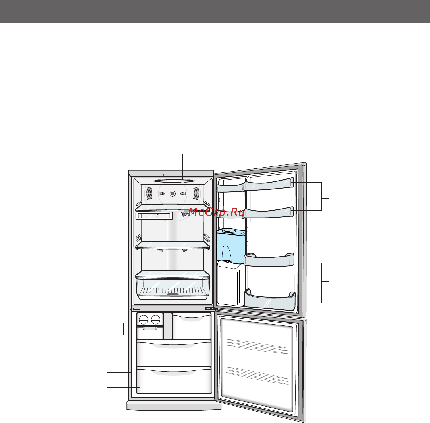 Samsung SR-L629EV [19/21] View of your refrigerator freezer