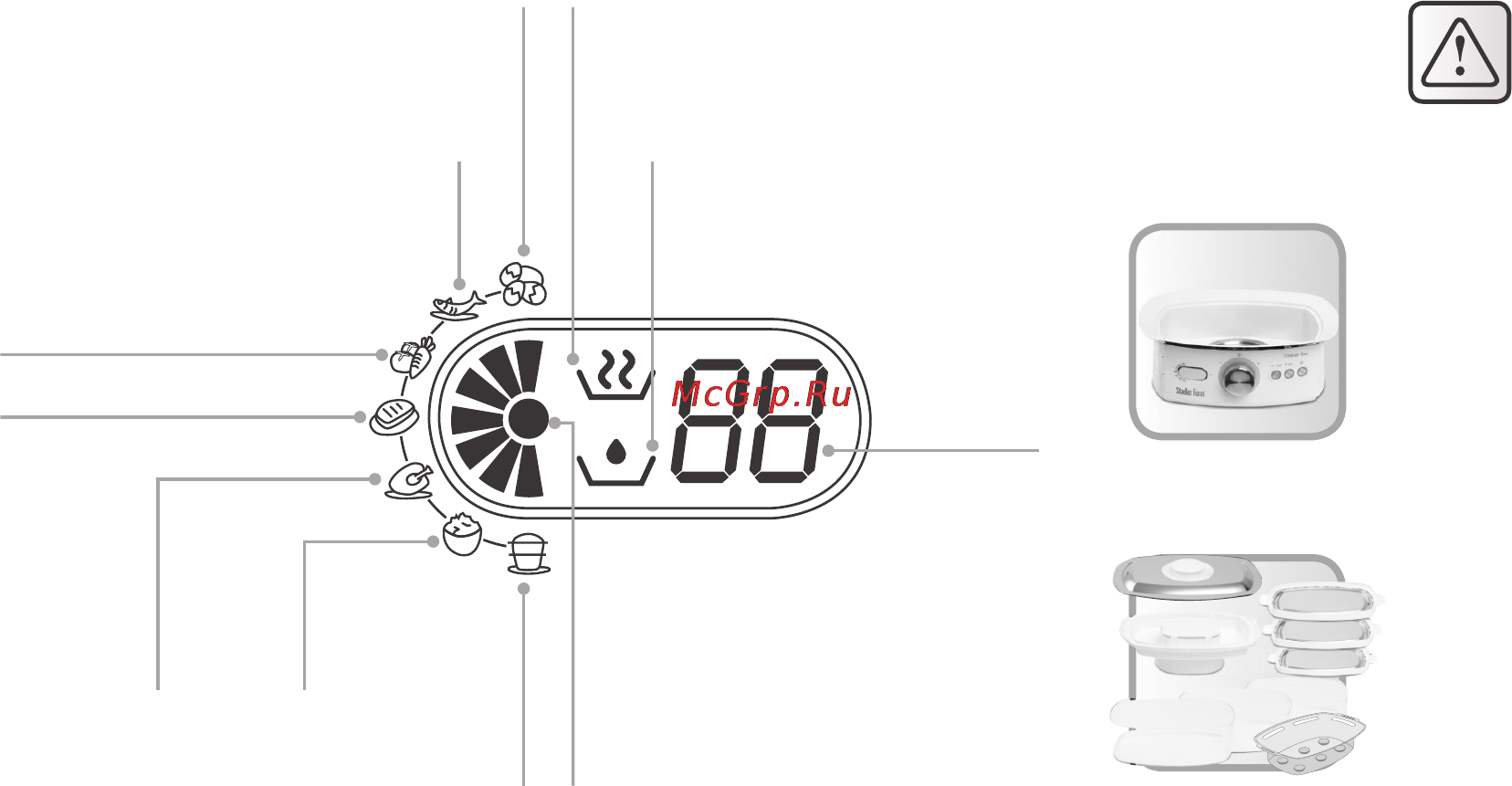 Stadler Form SFS.900 Steamer One [8/12] Display display affichage дисплей