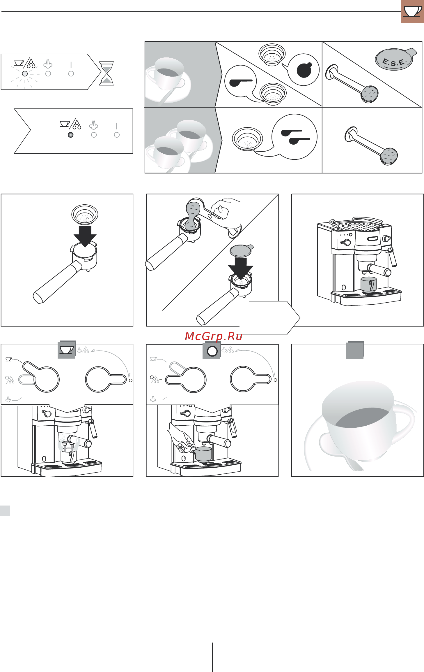 Delonghi EC820.B Black(T) Инструкция по эксплуатации онлайн [7/18] 52150