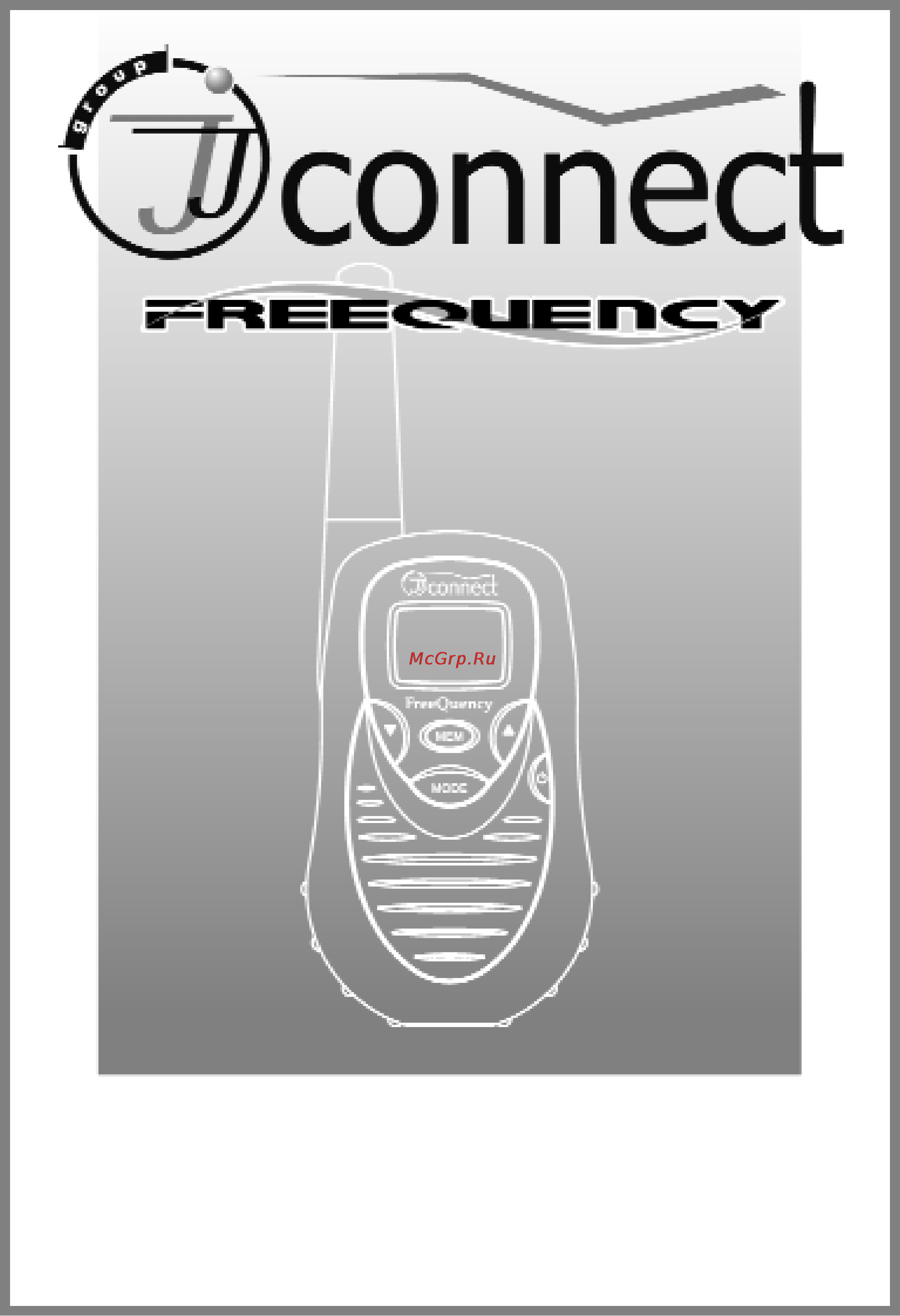 JJ-Connect FreeQuency Range Инструкция по эксплуатации онлайн