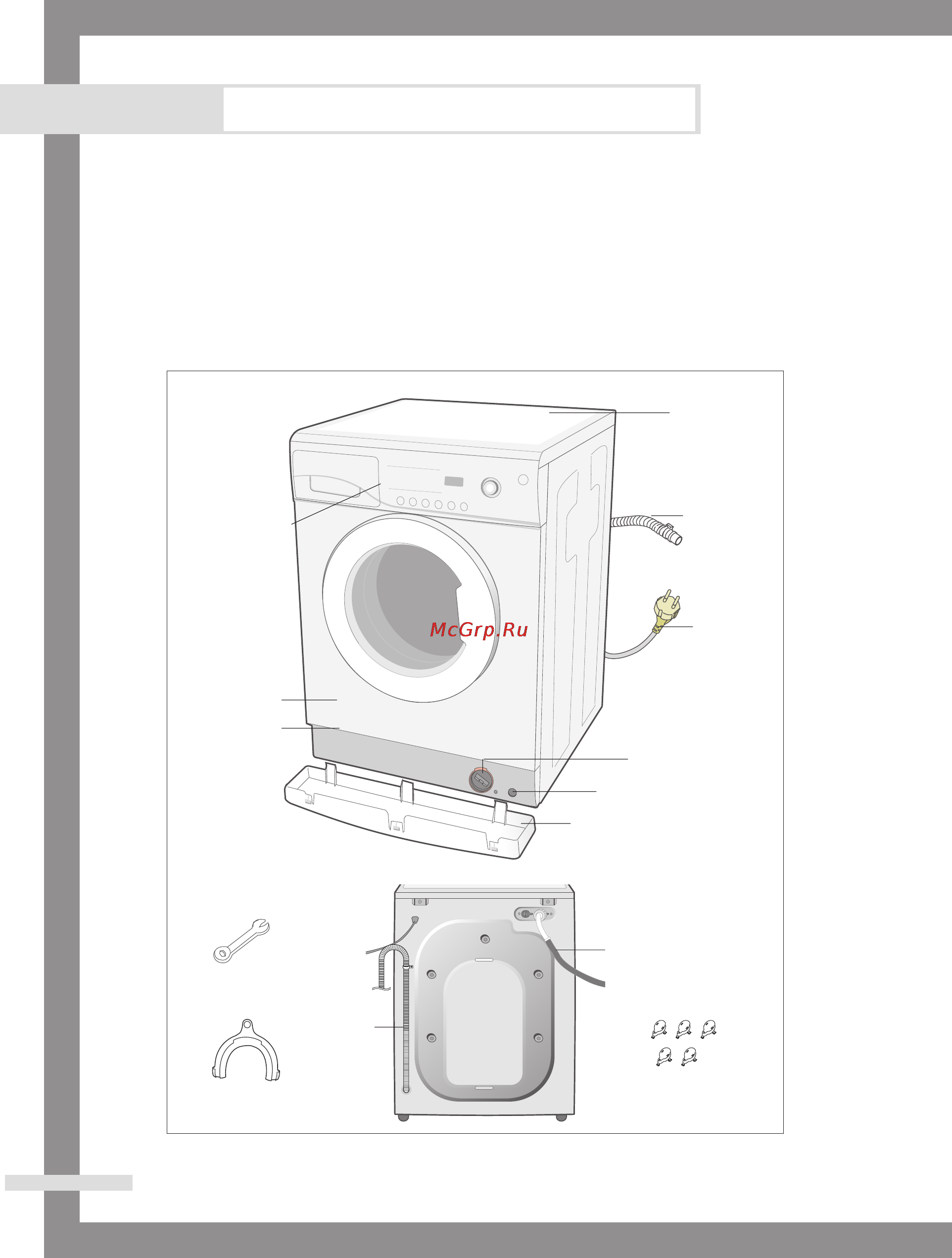 Samsung WF6450N7W [6/28] Общий вид стиральной машины