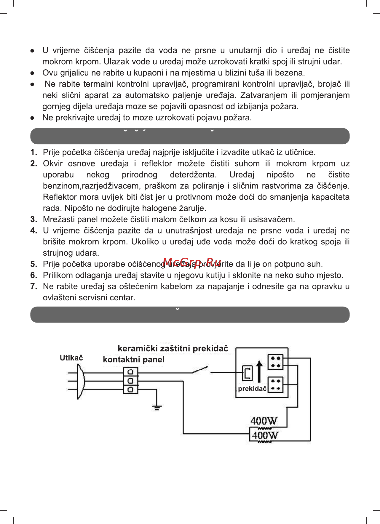 Sinbo SFH 3304 Инструкция по эксплуатации онлайн [7/16] 52323