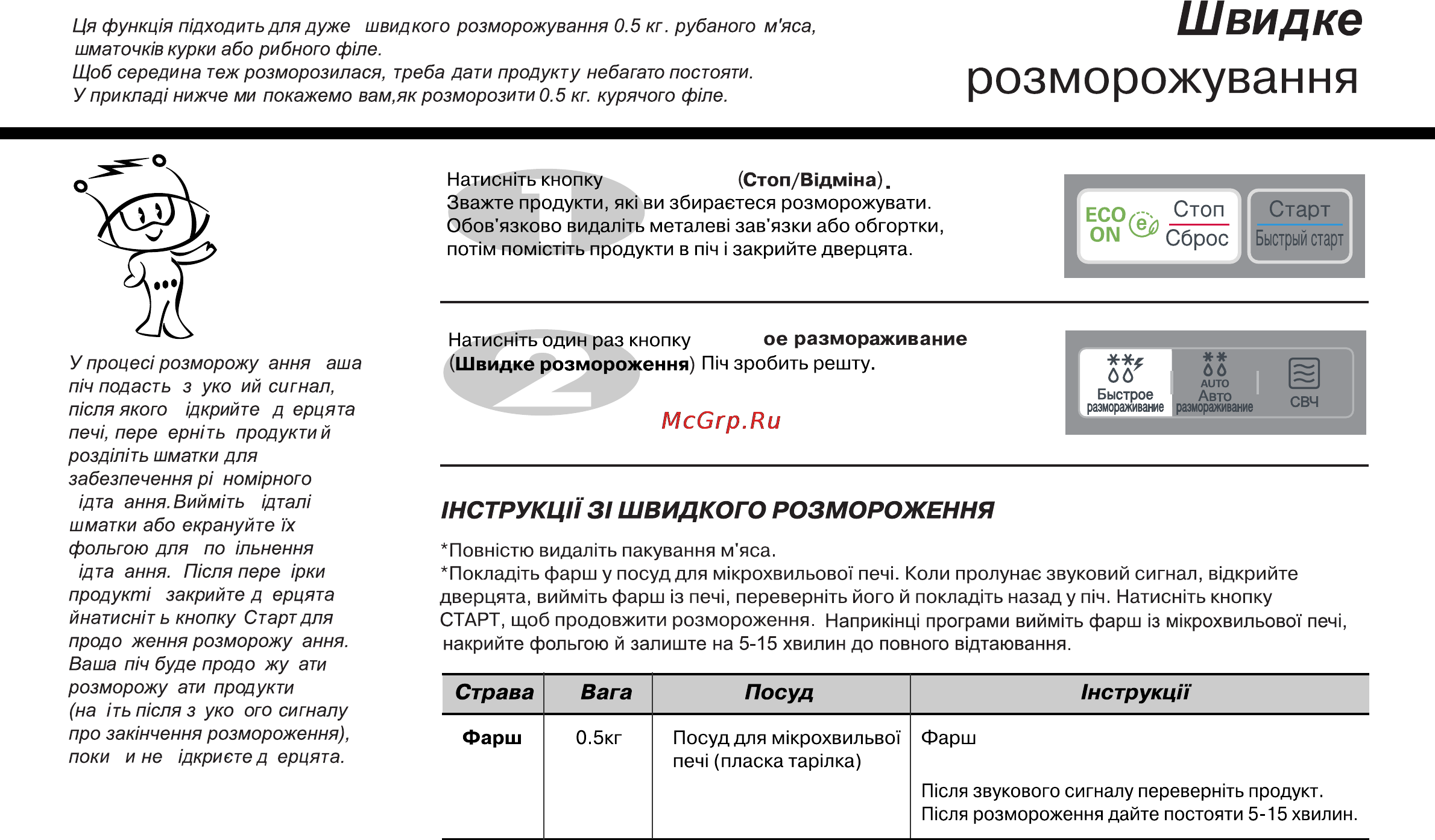 LG MS2342DS [129/138] Розморожування