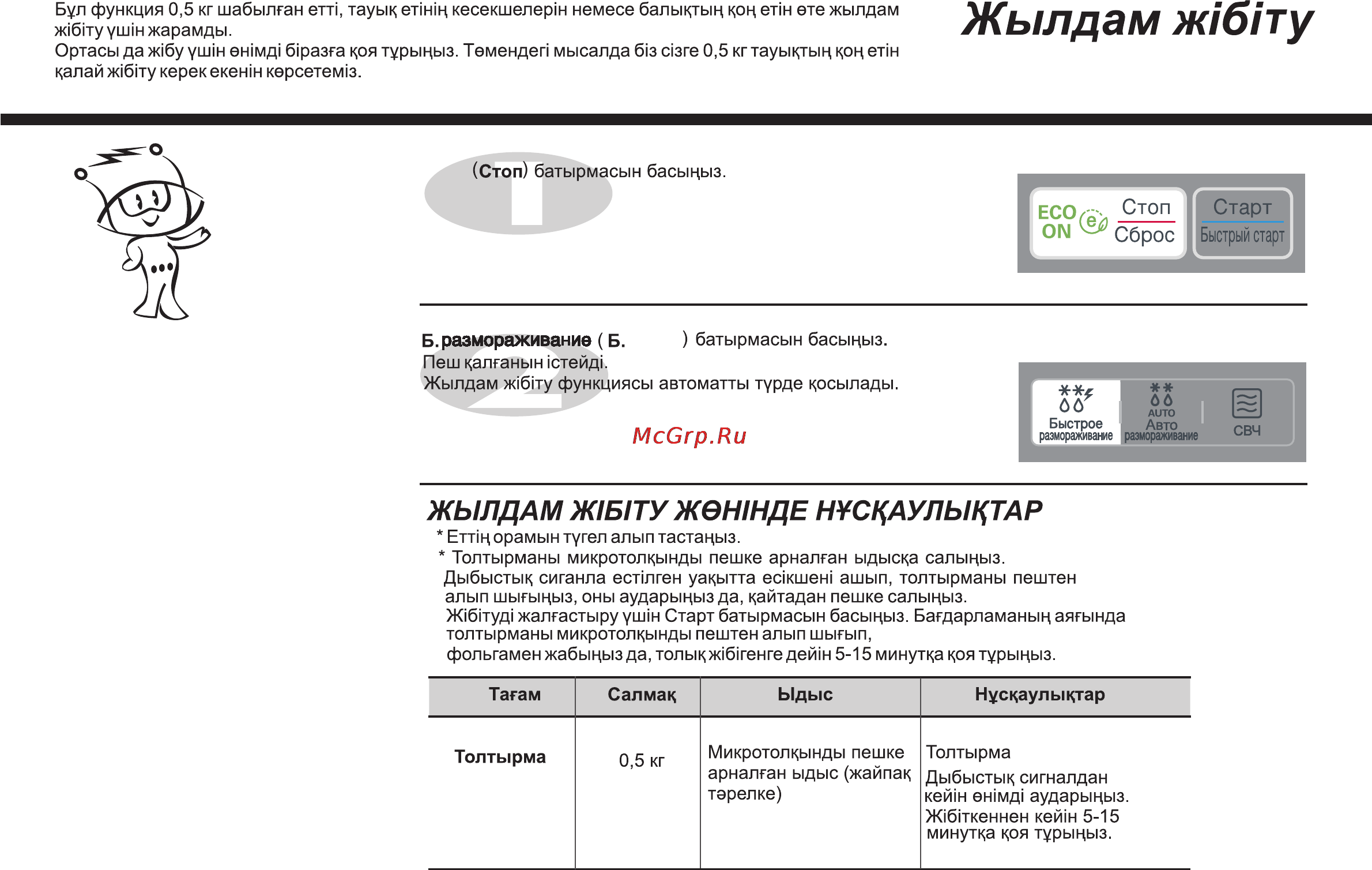 LG MS2342DS [83/138] Жылдам ж б ту