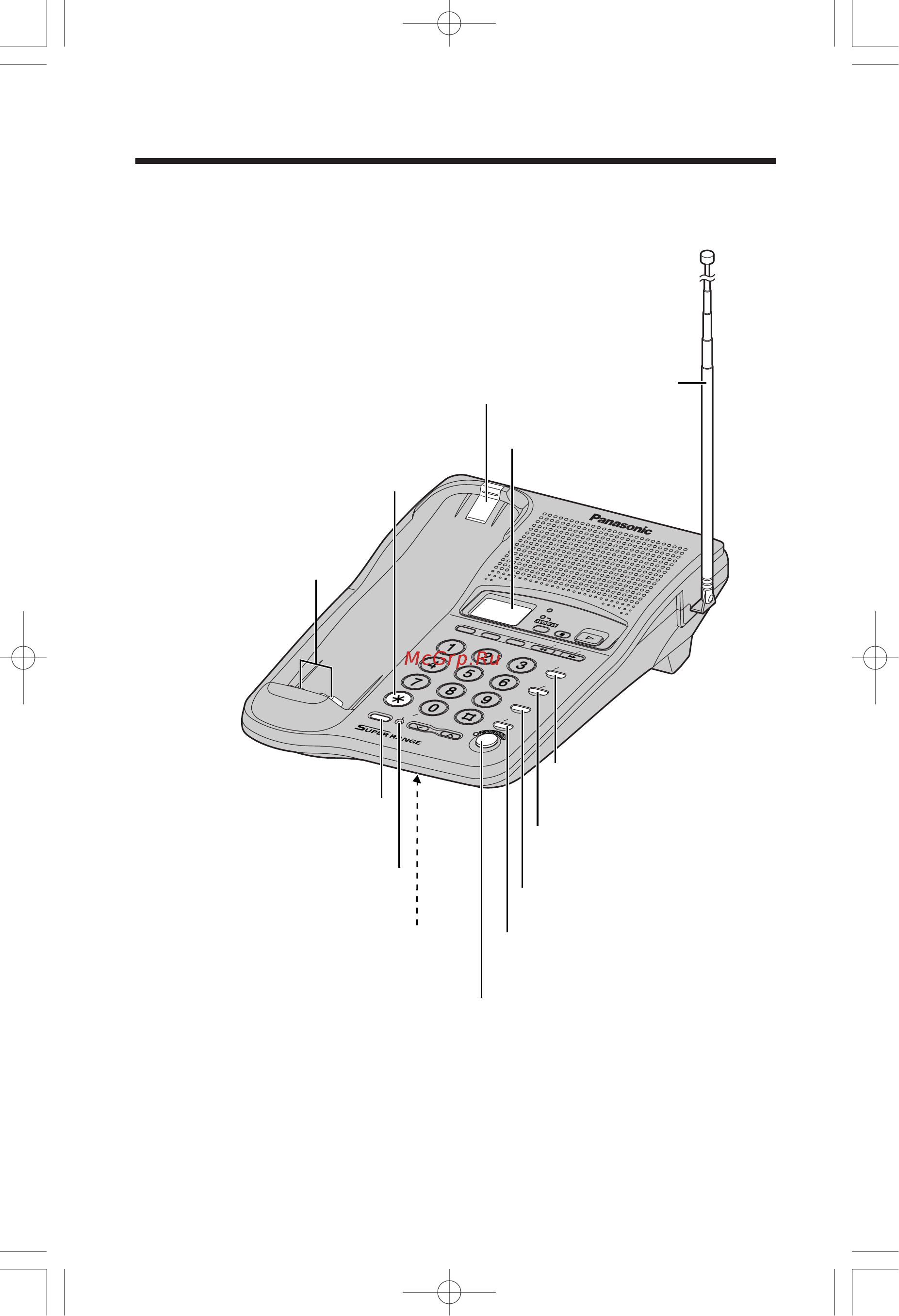 Panasonic KX-TC1245 RU-B [6/80] Pacgojoòehne opfahob ygpabjehnr