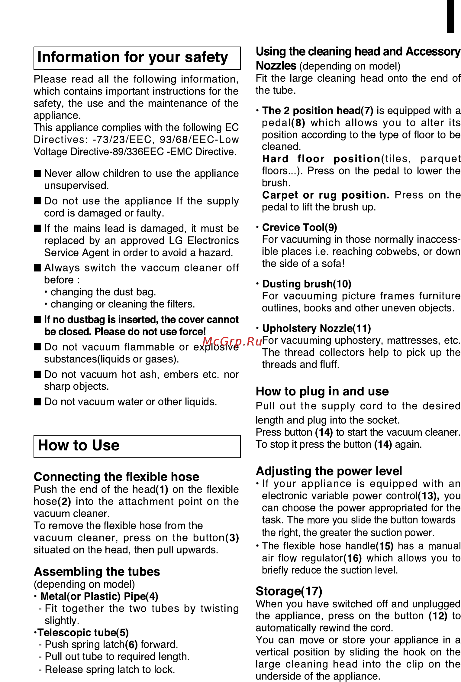 LG V-C3E6*N***/S*** [6/12] How to use