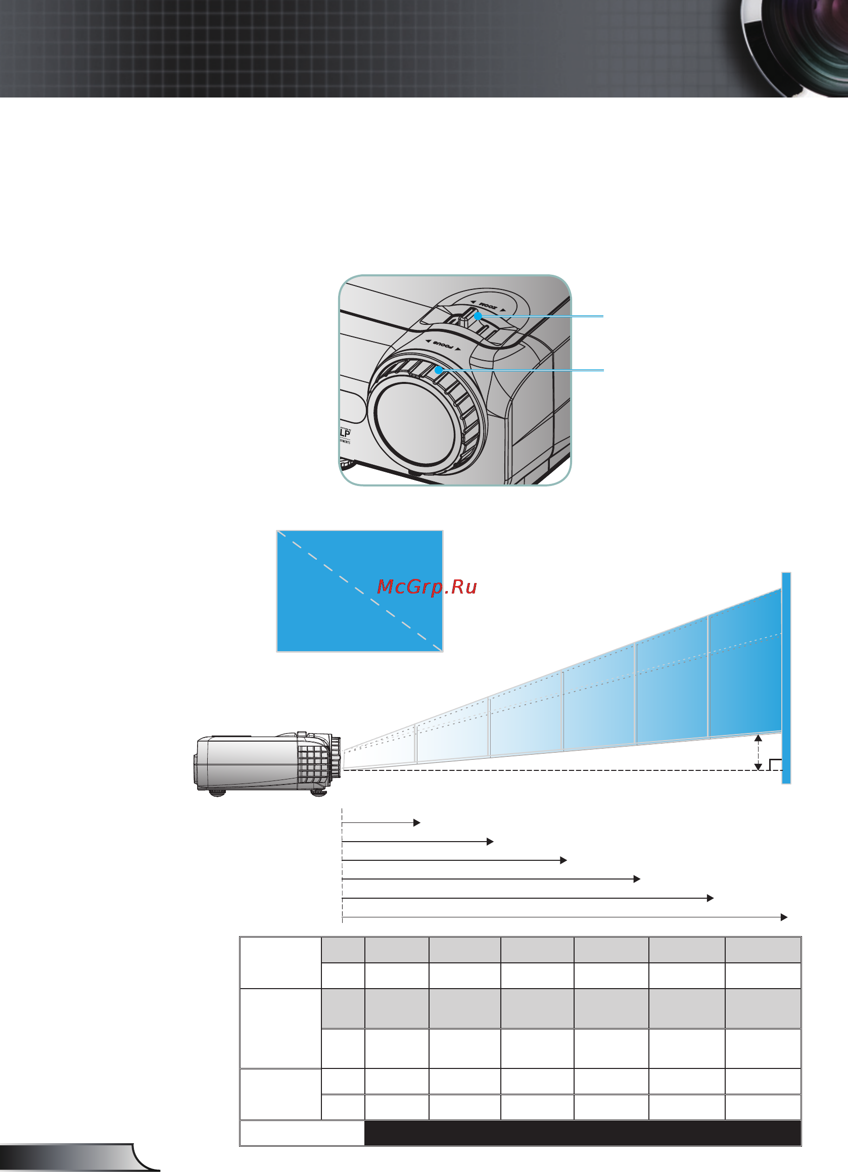 Optoma EX330e [16/50] Установка