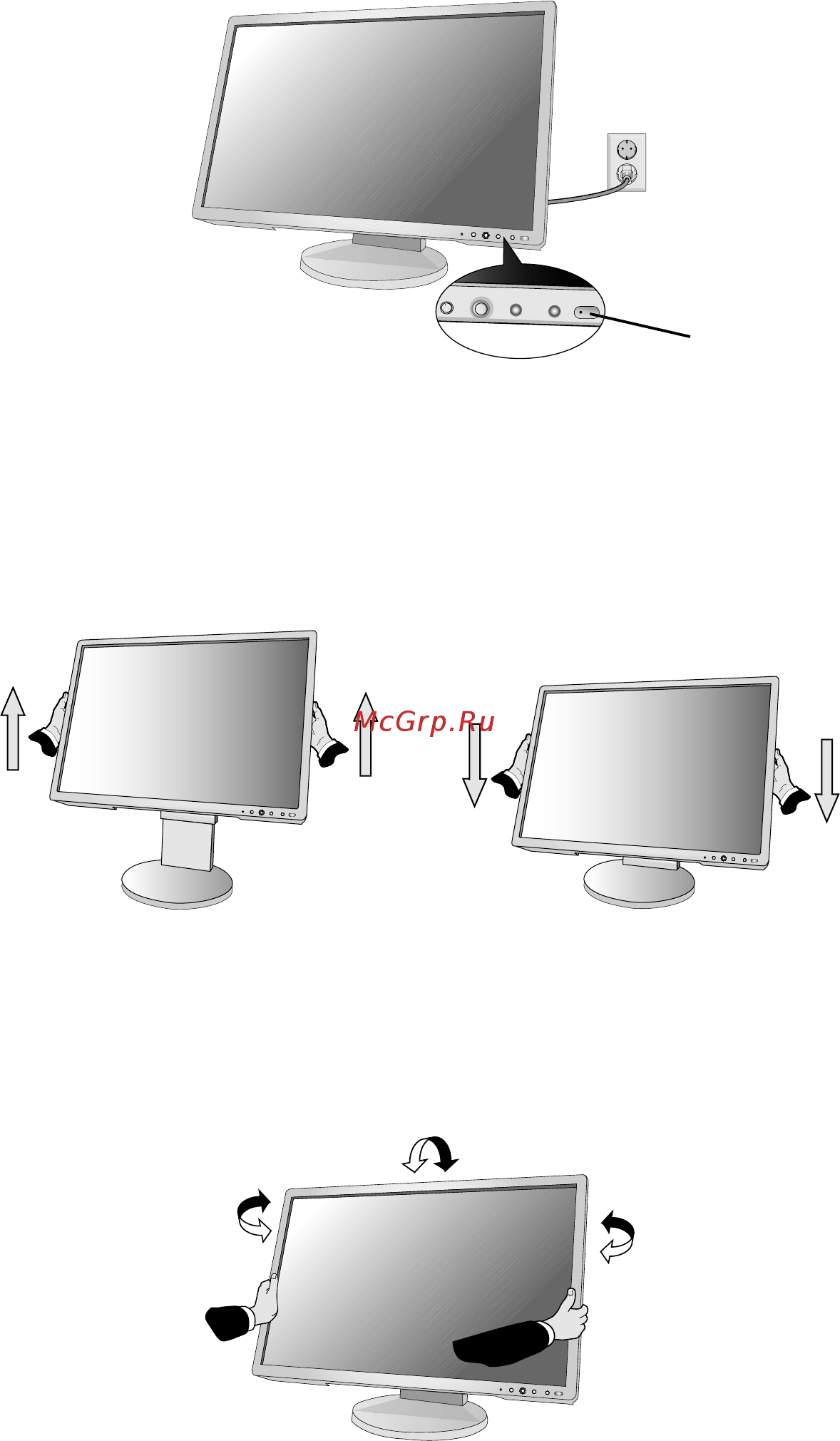 Nec EA232WMi [10/22] Рисунок e