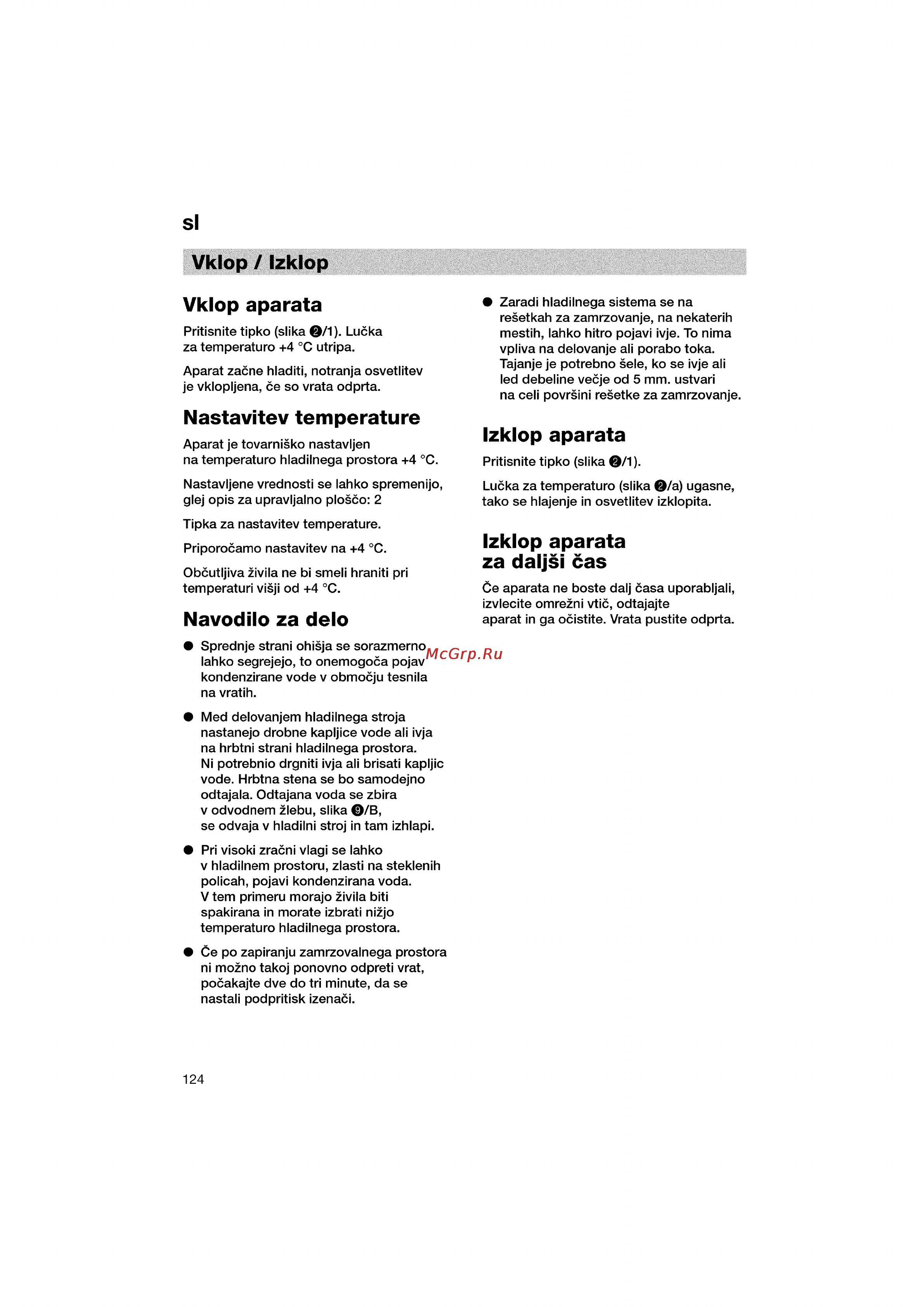 Bosch KGV36640 [124/141] Izklop aparata