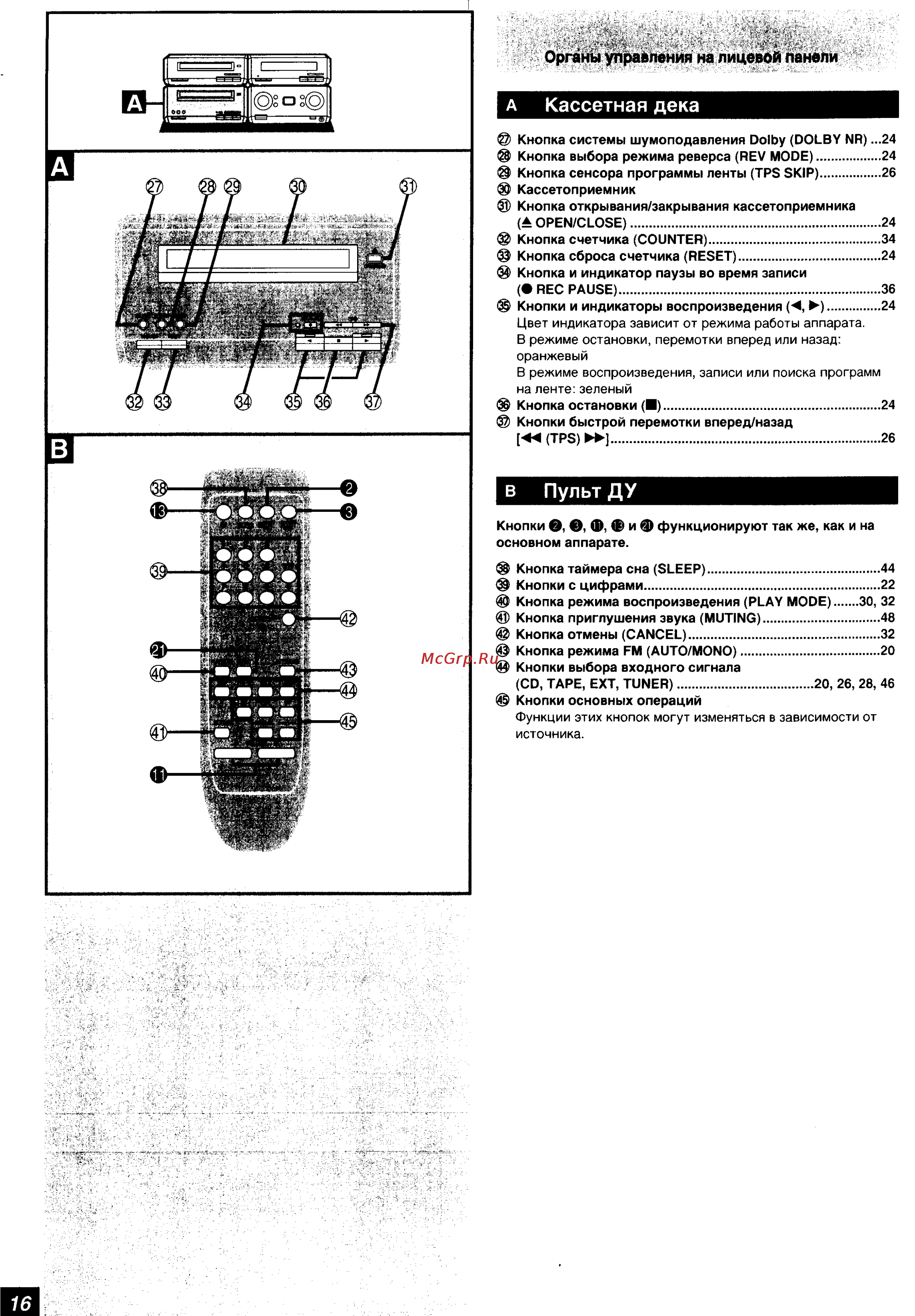 Technics SC-HD550 Инструкция по эксплуатации онлайн [10/29] 52675