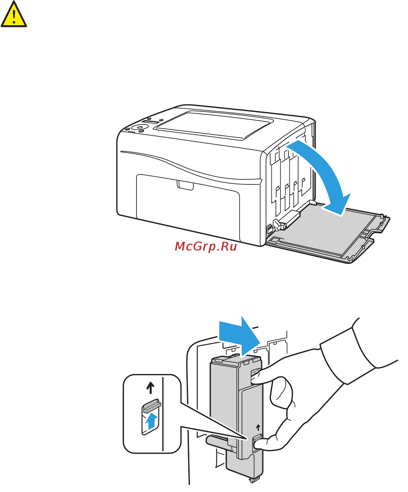 Xerox Phaser 6000 [53/84] Чистка окон светодиодов