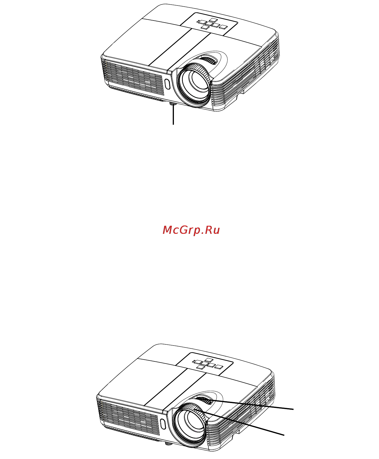 Optoma EX631 [24/59] Регулировка высоты проектора