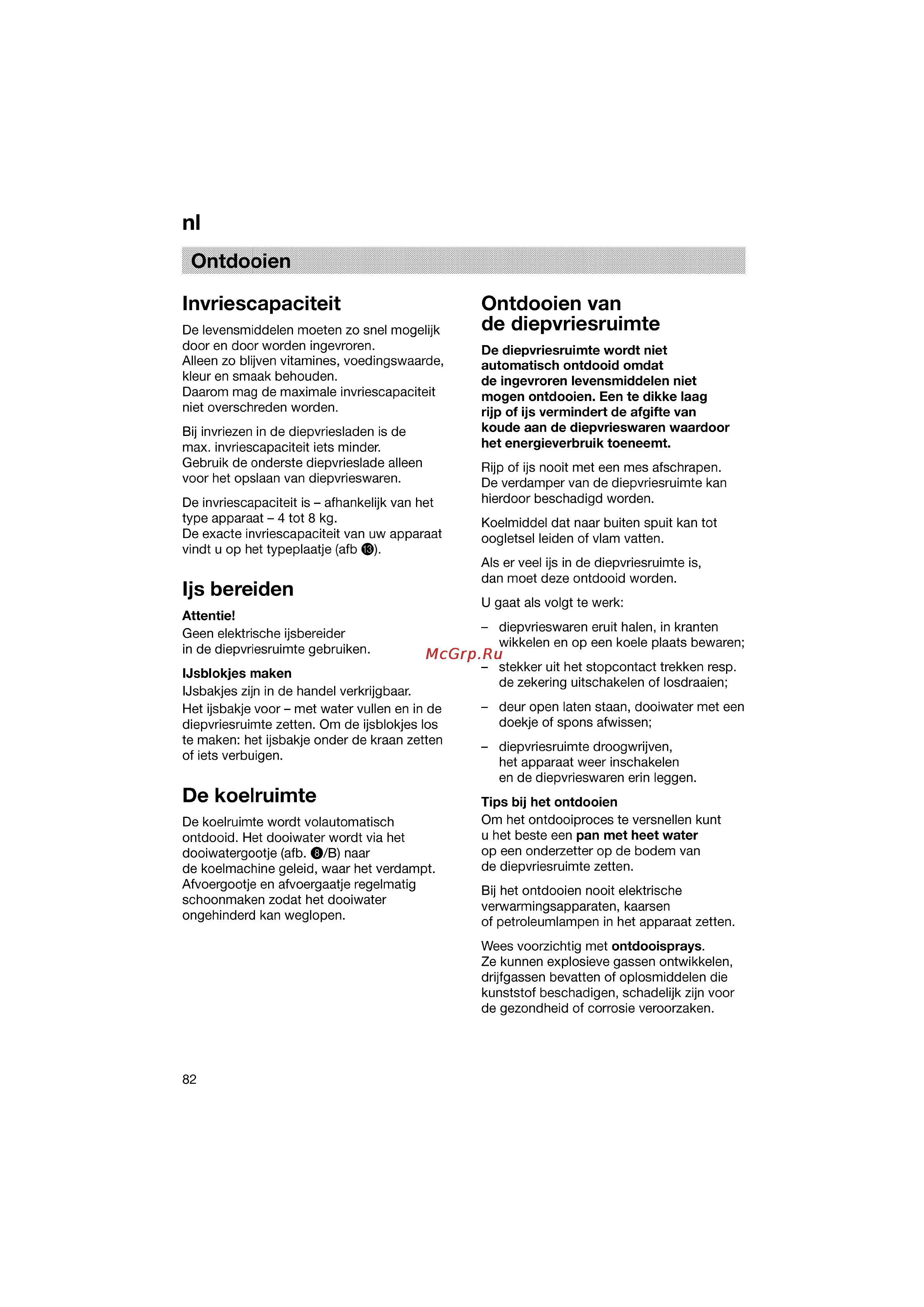 Bosch KGV33600 [82/121] De koelruimte