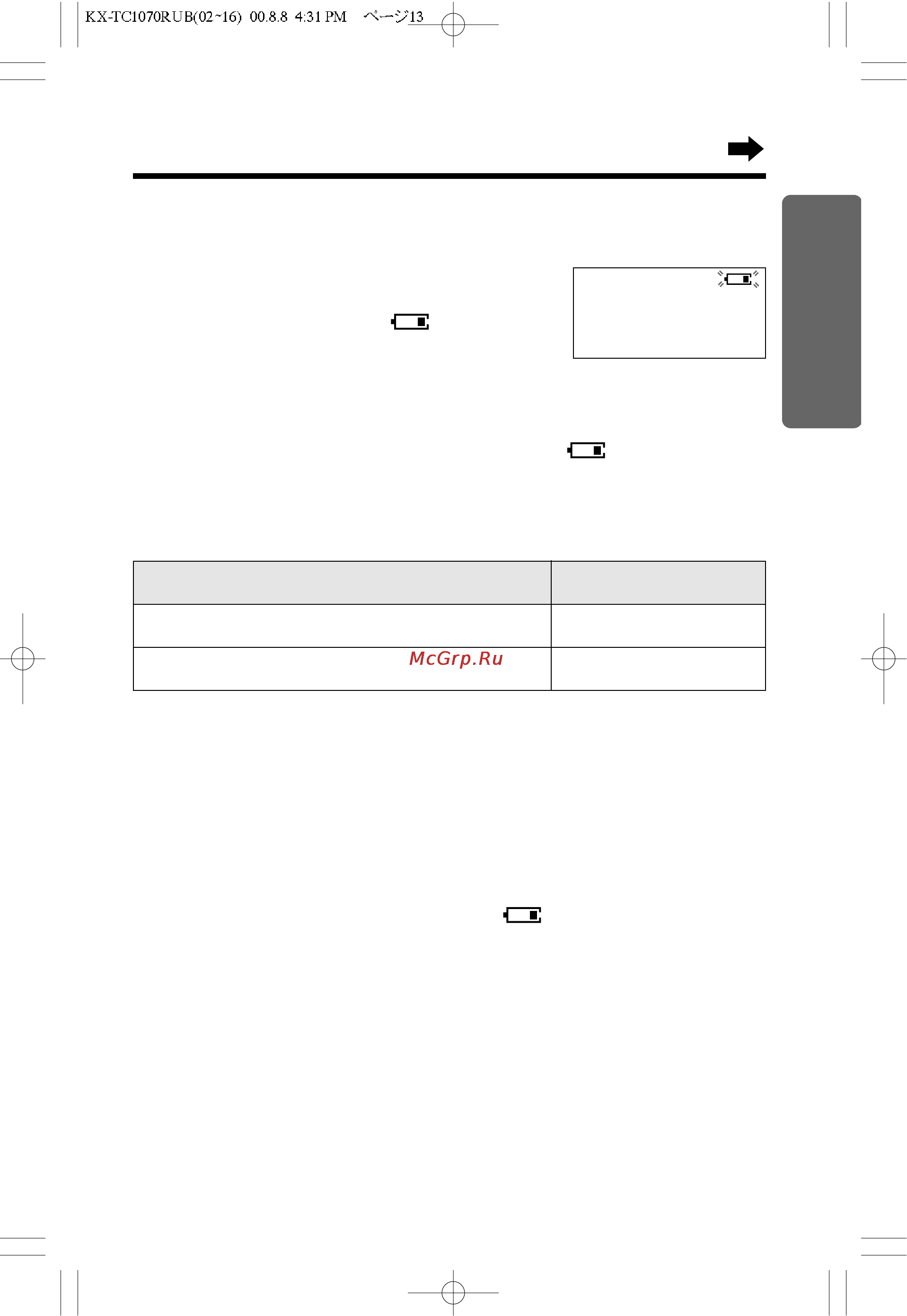 Panasonic KX-TC1070RUB [13/72] Подготовка к работе